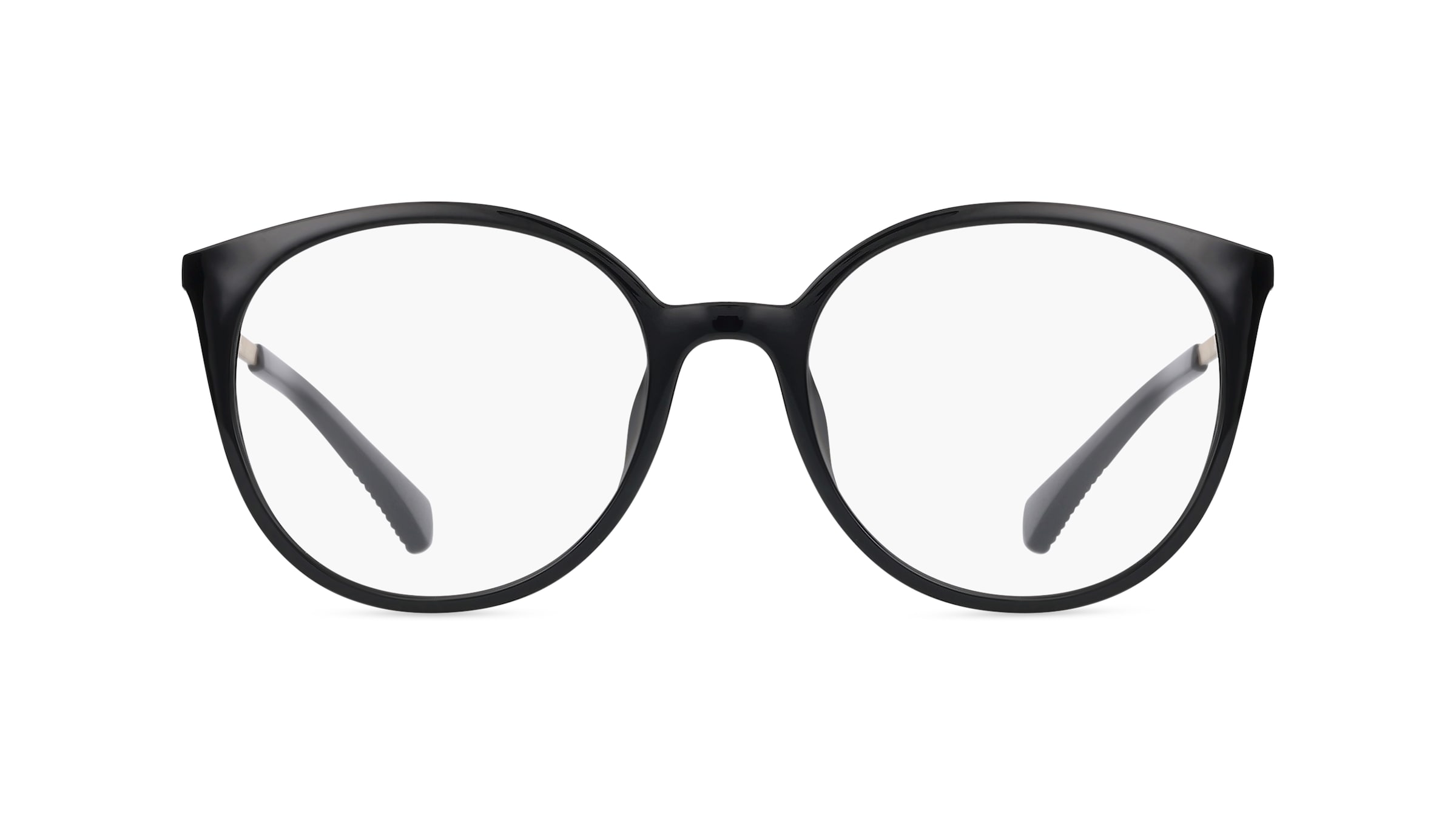 Ralph RA7145U Damen-Brille inkl. Gläser Vollrand Panto Kunststoff-Gestell 53mm/18mm/145mm, schwarz