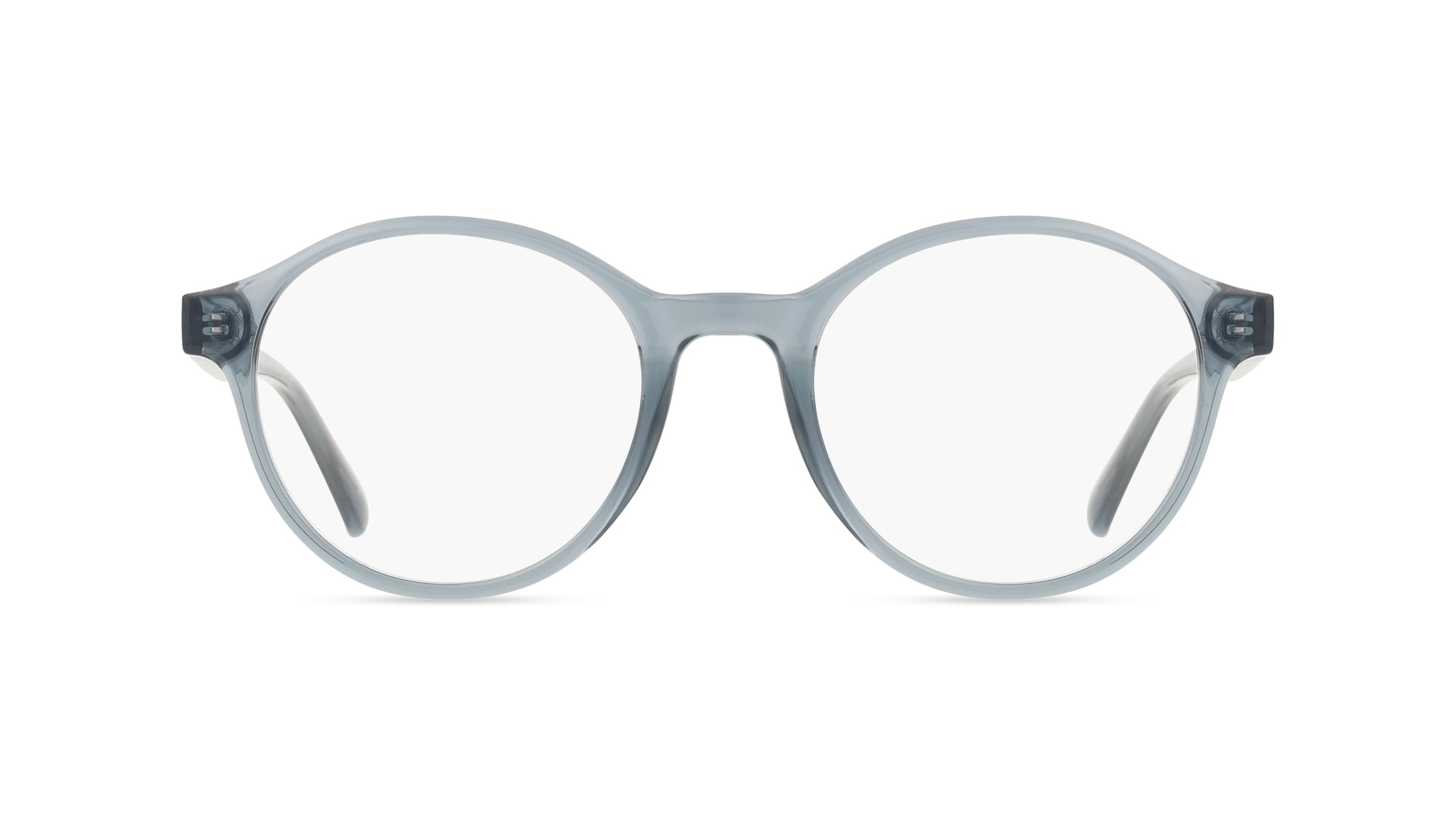 Fielmann LD 040 CL CHRIS Herren-Brille inkl. Gläser Vollrand Rund Acetat-Gestell 50mm/21mm/145mm, Grau