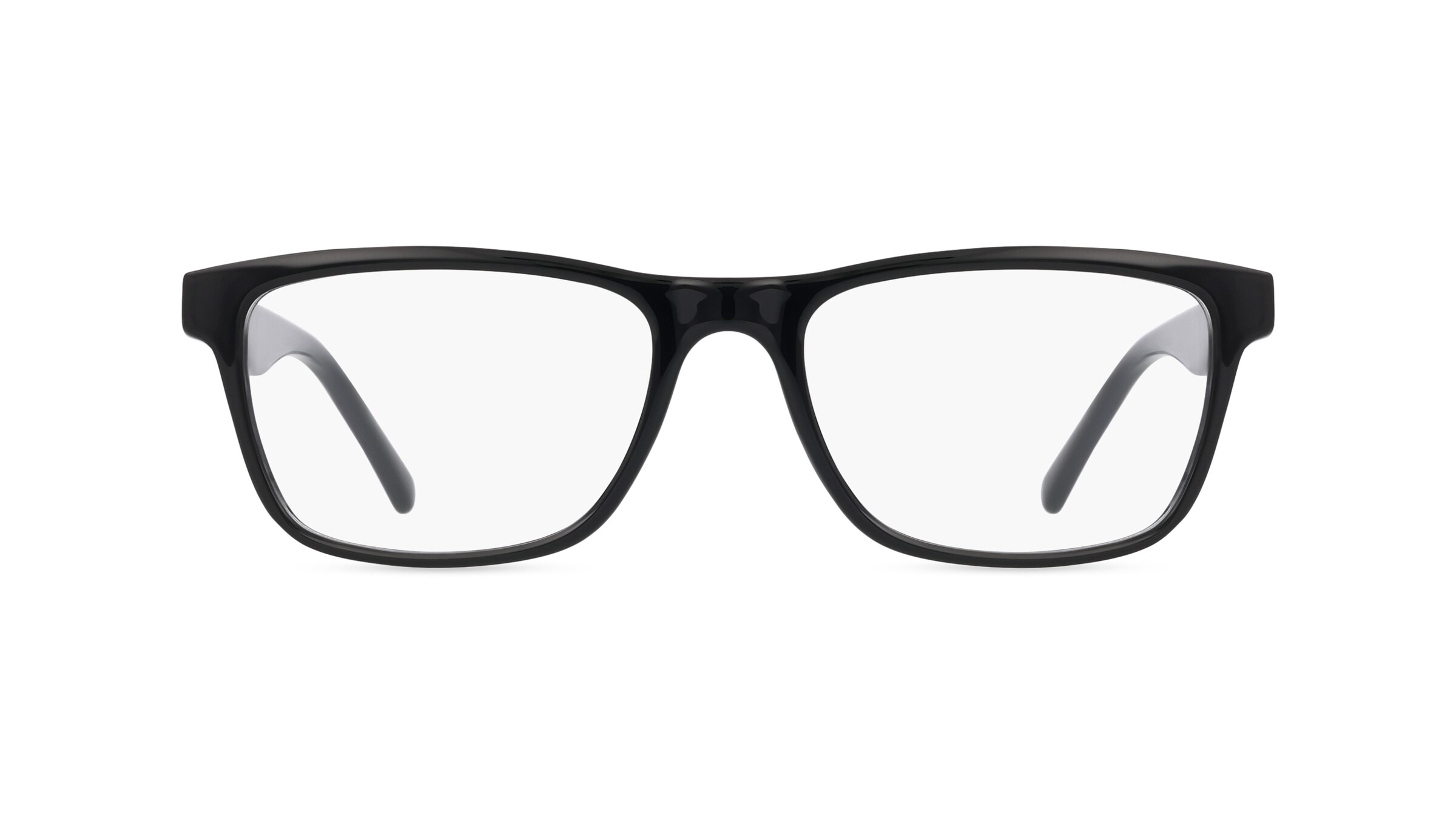 Fielmann OU 042 CL Herren-Brille inkl. Gläser Vollrand Eckig Acetat-Gestell 54mm/18mm/145mm, Schwarz