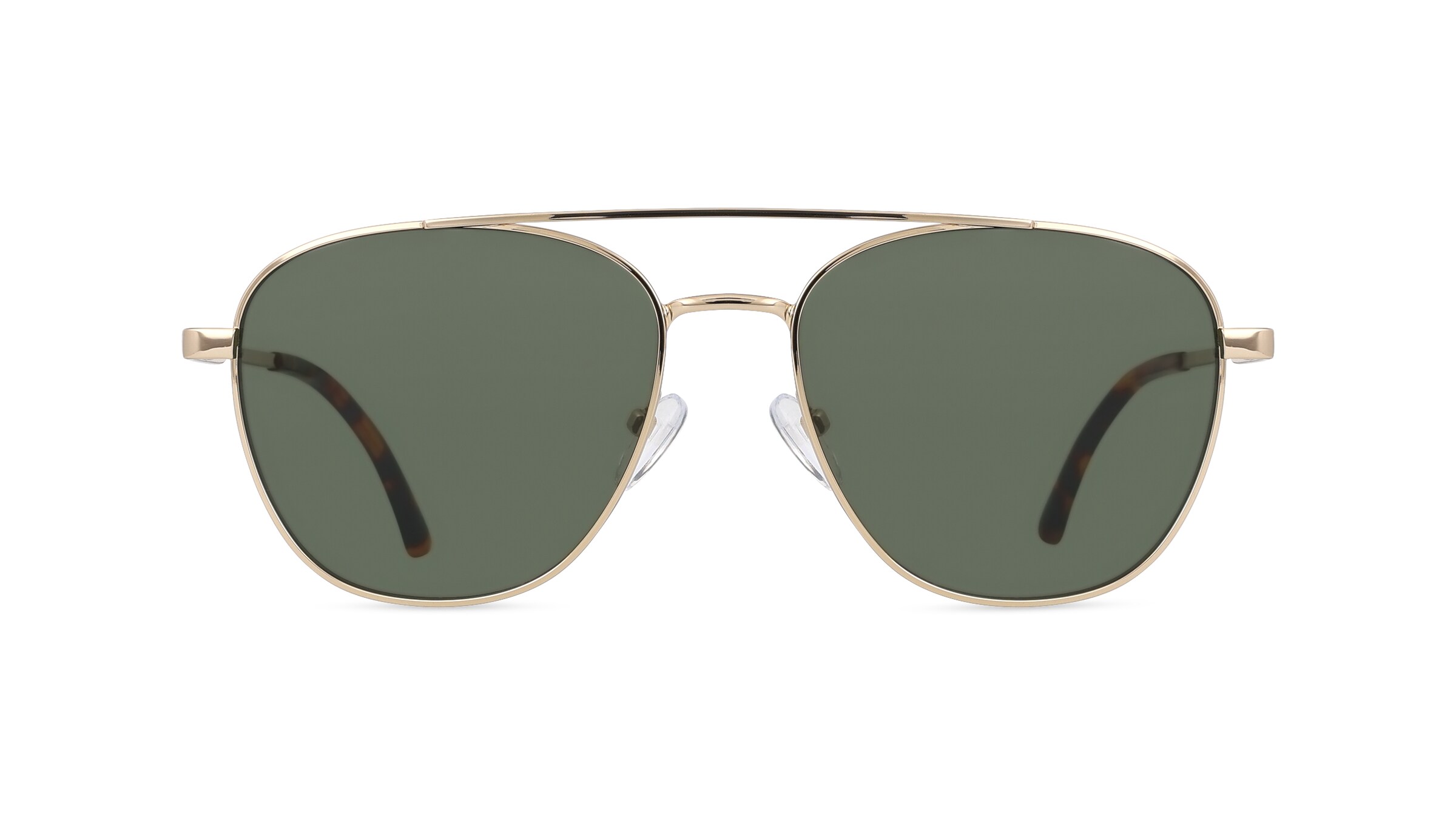 Fielmann BD 556 SUN CL Unisex-Sonnenbrille Vollrand Pilot Edelstahl-Gestell, gold