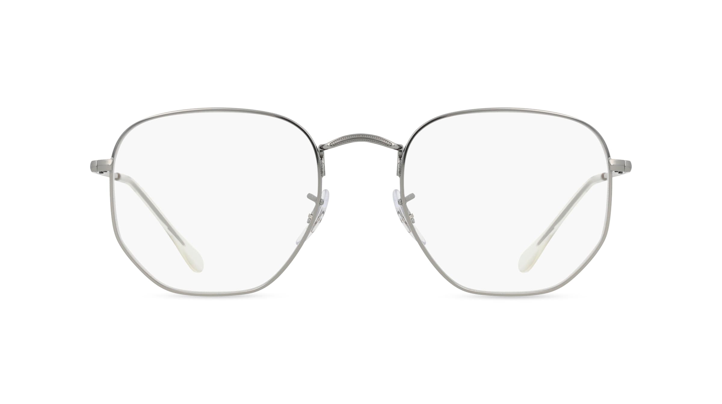 Ray-Ban RX6448 Unisex-Brille inkl. Gläser Vollrand Panto Metall-Gestell 48mm/21mm/145mm, grau