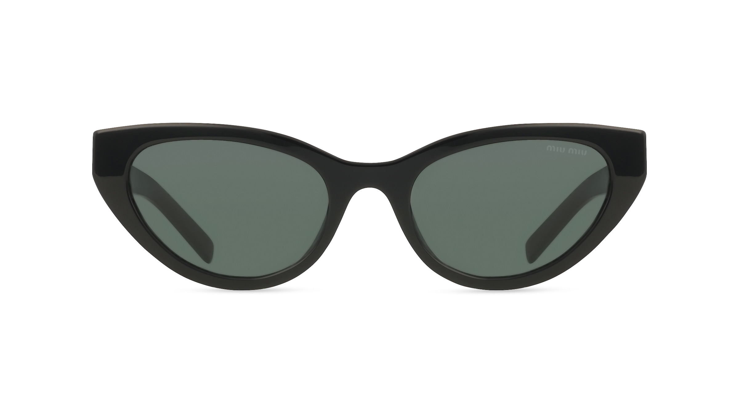 Miu Miu MUA04S Damen-Sonnenbrille Vollrand Butterfly Acetat-Gestell, schwarz