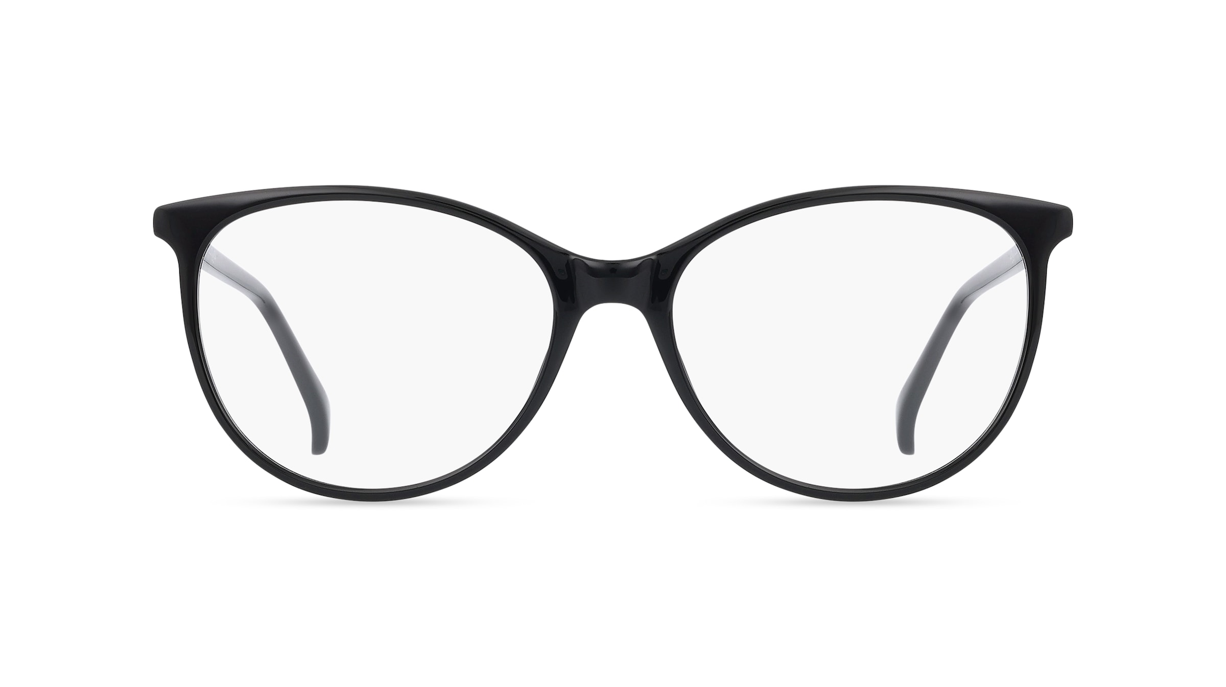 Fielmann ABC 070 CL Damen-Brille inkl. Gläser Vollrand Butterfly Acetat-Gestell 51mm/16mm/140mm, schwarz