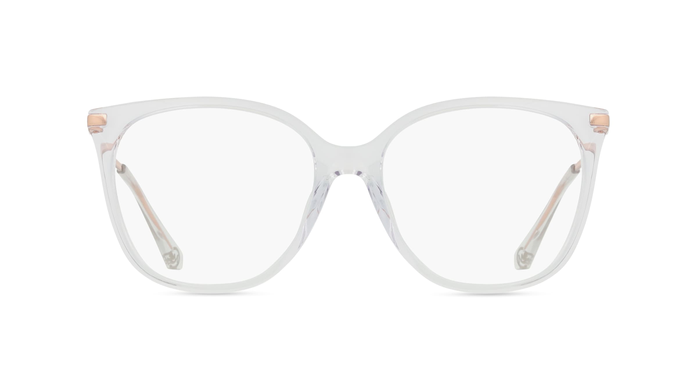 Michael Kors MK4084U Damen-Brille inkl. Gläser Vollrand Butterfly Kunststoff-Gestell 54mm/16mm/140mm, transparent