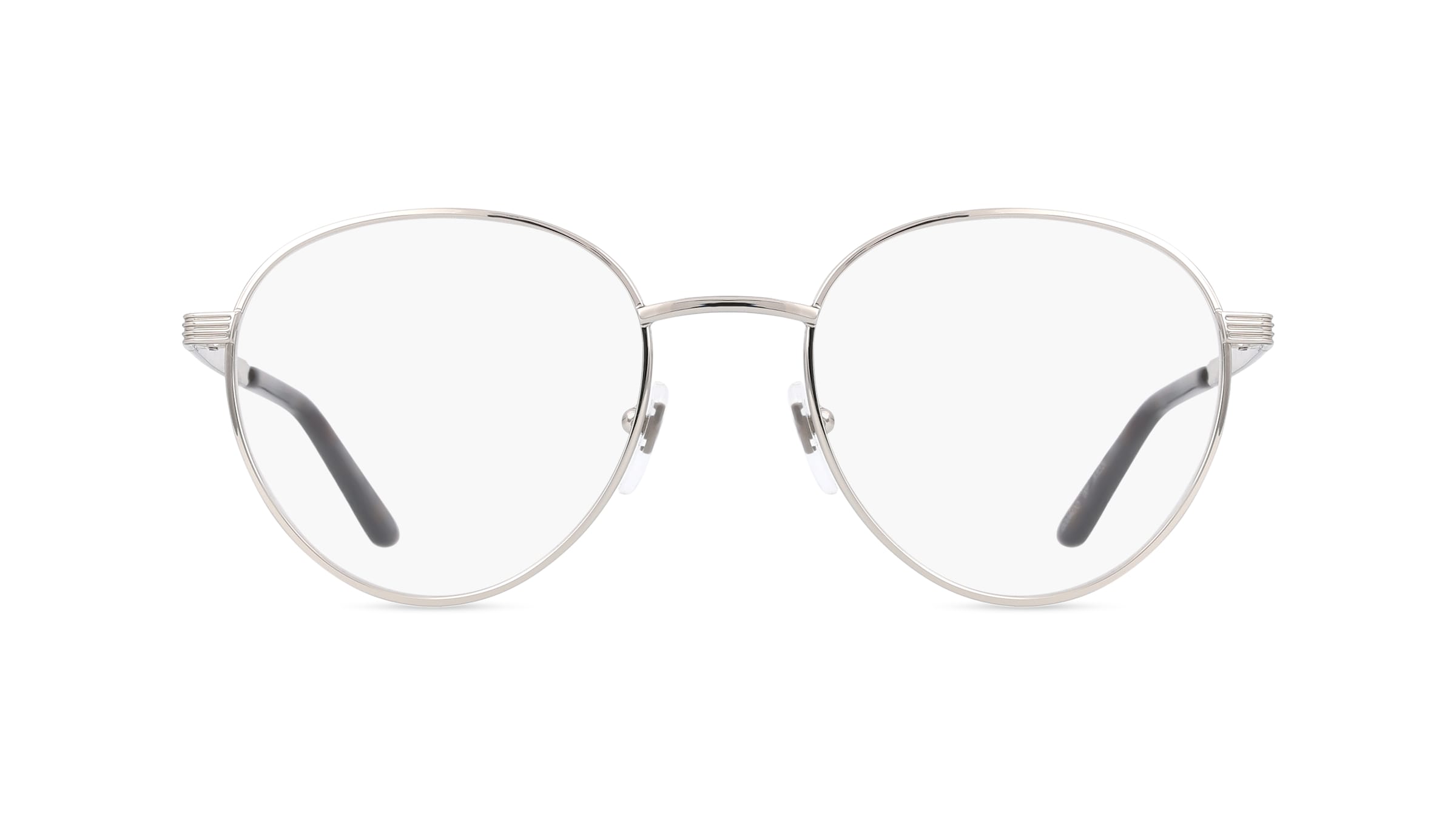 Gucci GG0942O Unisex-Brille inkl. Gläser Vollrand Panto Metall-Gestell 51mm/20mm/145mm, silber