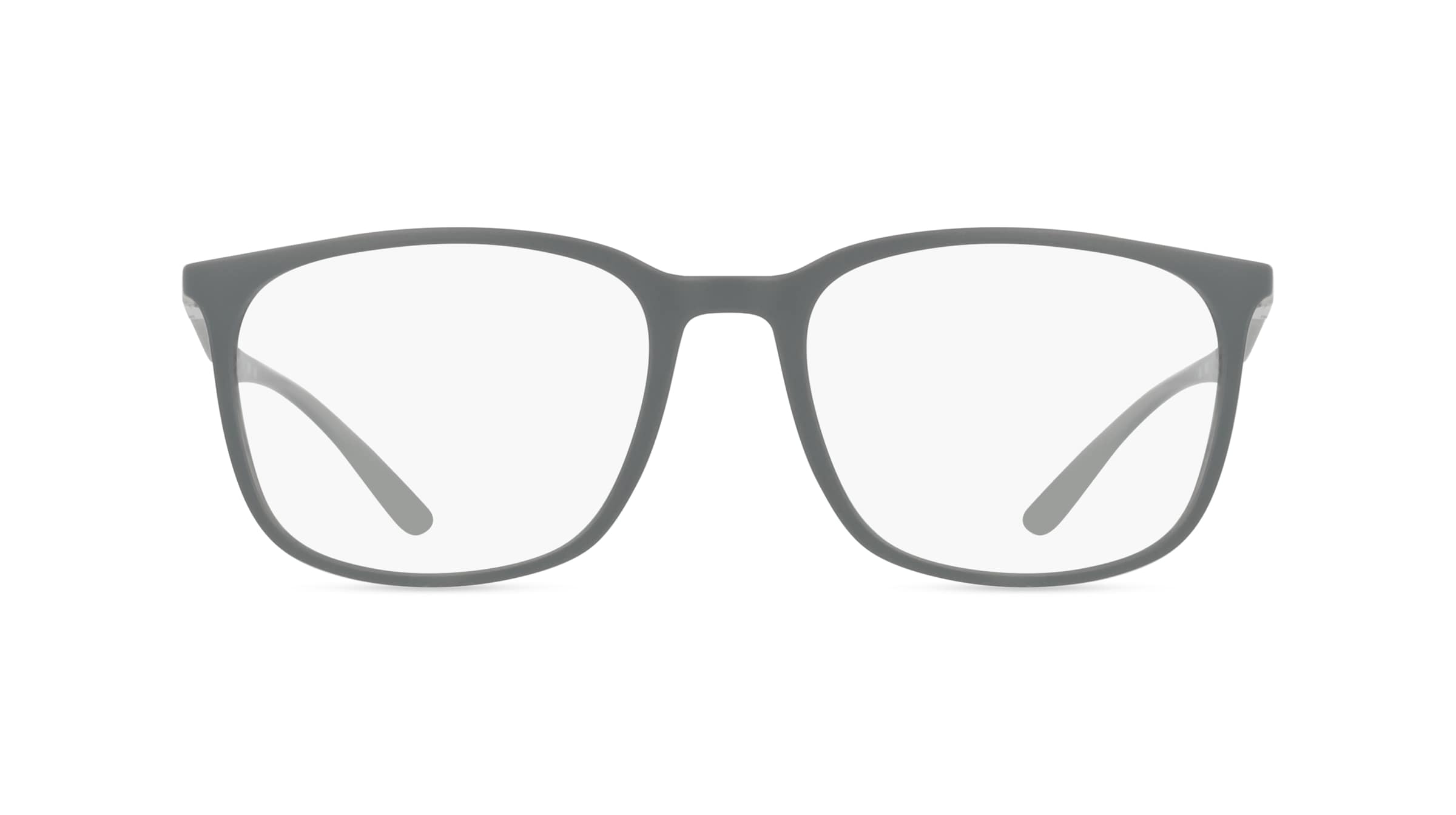 Ray-Ban RX7199 Unisex-Brille inkl. Gläser Vollrand Quadratisch Kunststoff-Gestell 54/18/145, Grau