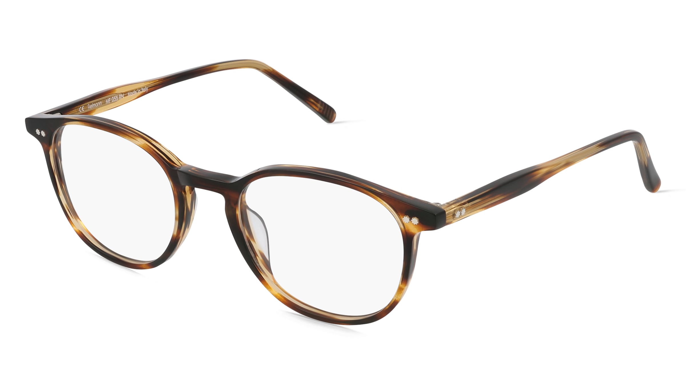 Fielmann MF 055 RN Unisex-Brille inkl. Gläser Vollrand Oval Kunststoff-Gestell 50/20/145, Havanna