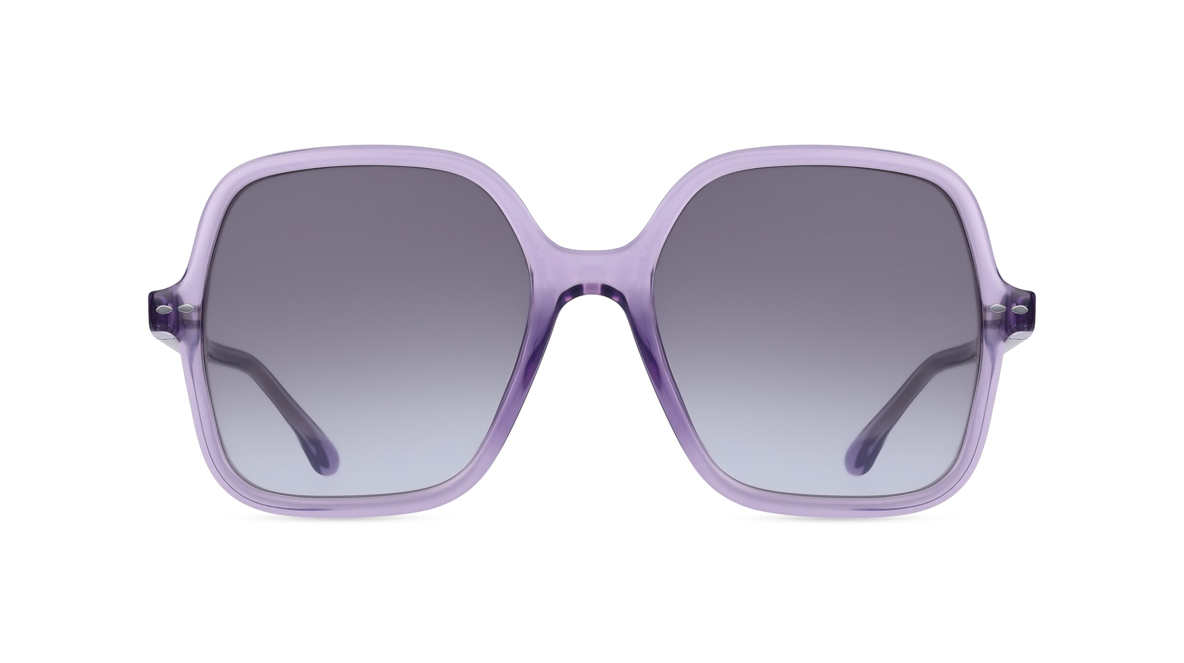 Isabel Marant IM 0077/G/S Damen-Sonnenbrille Vollrand Eckig Acetat-Gestell, lila