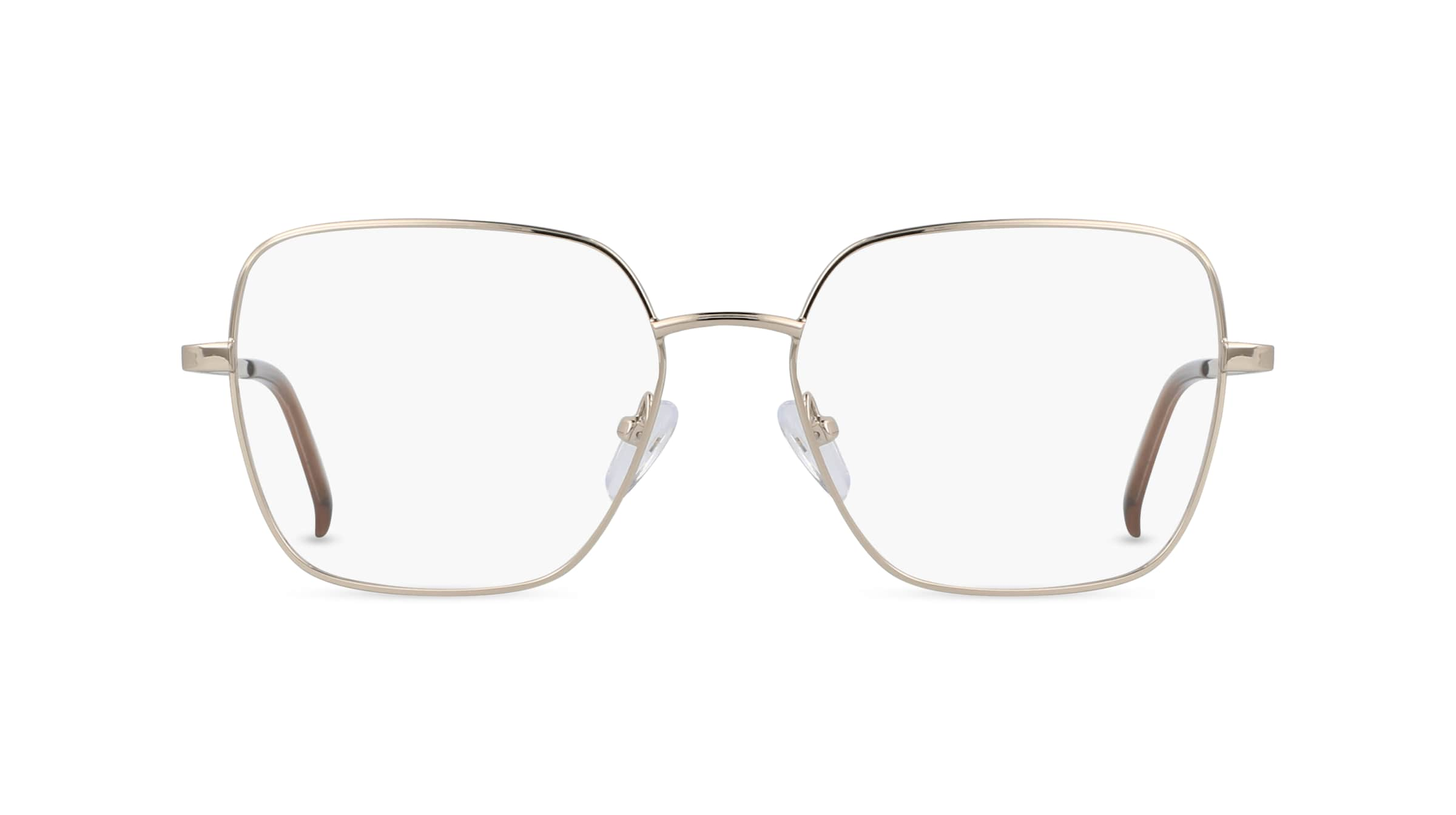 Fielmann BD 480 FA Damen-Brille inkl. Gläser Vollrand Eckig Edelstahl-Gestell 54mm/16mm/140mm, gold