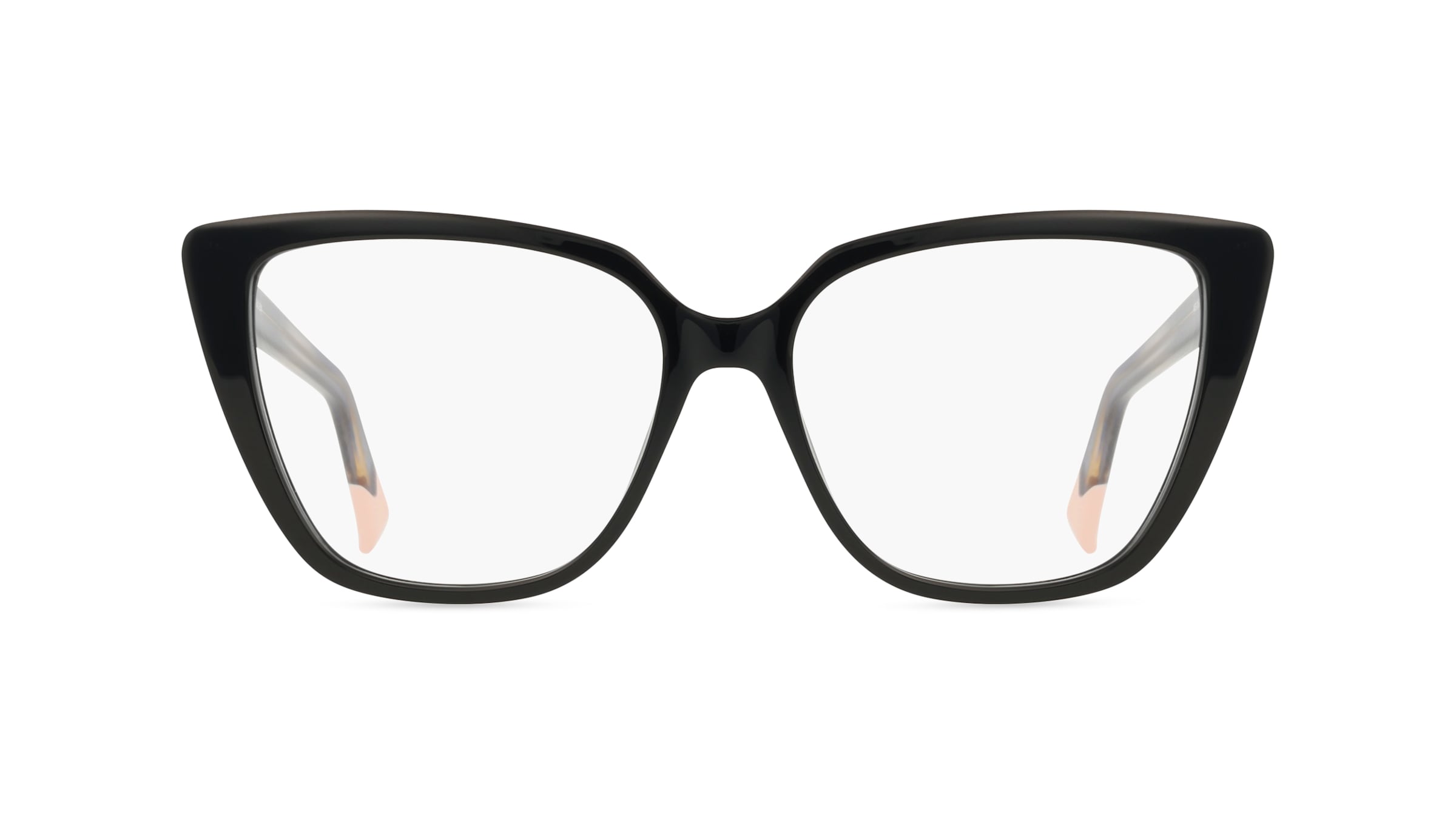 MISSONI 0159 Damen-Brille inkl. Gläser Vollrand Butterfly Acetat-Gestell 54mm/15mm/145mm, schwarz