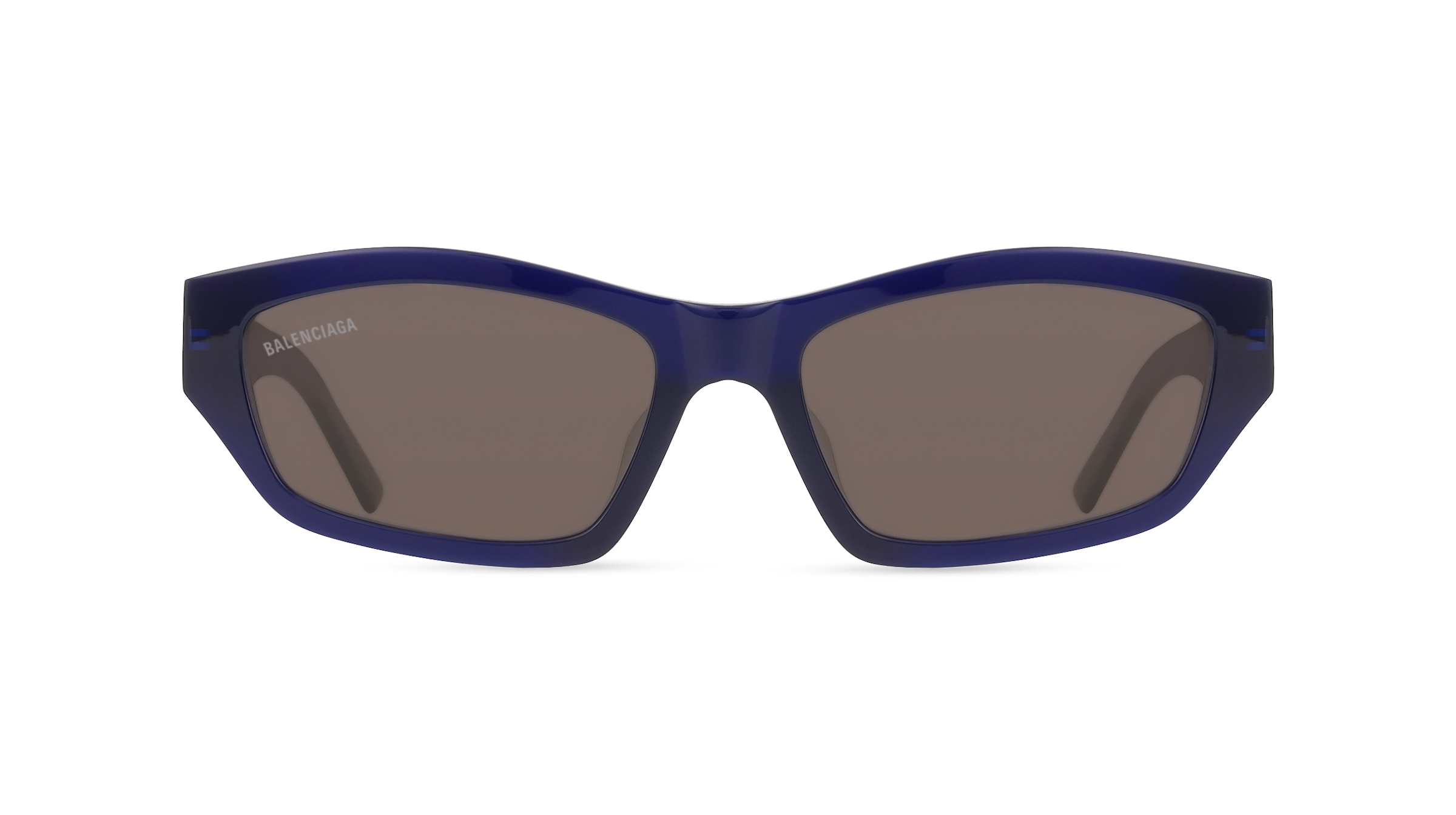 Balenciaga BB0448SK Unisex-Sonnenbrille Vollrand Quadratisch Acetat-Gestell, blau