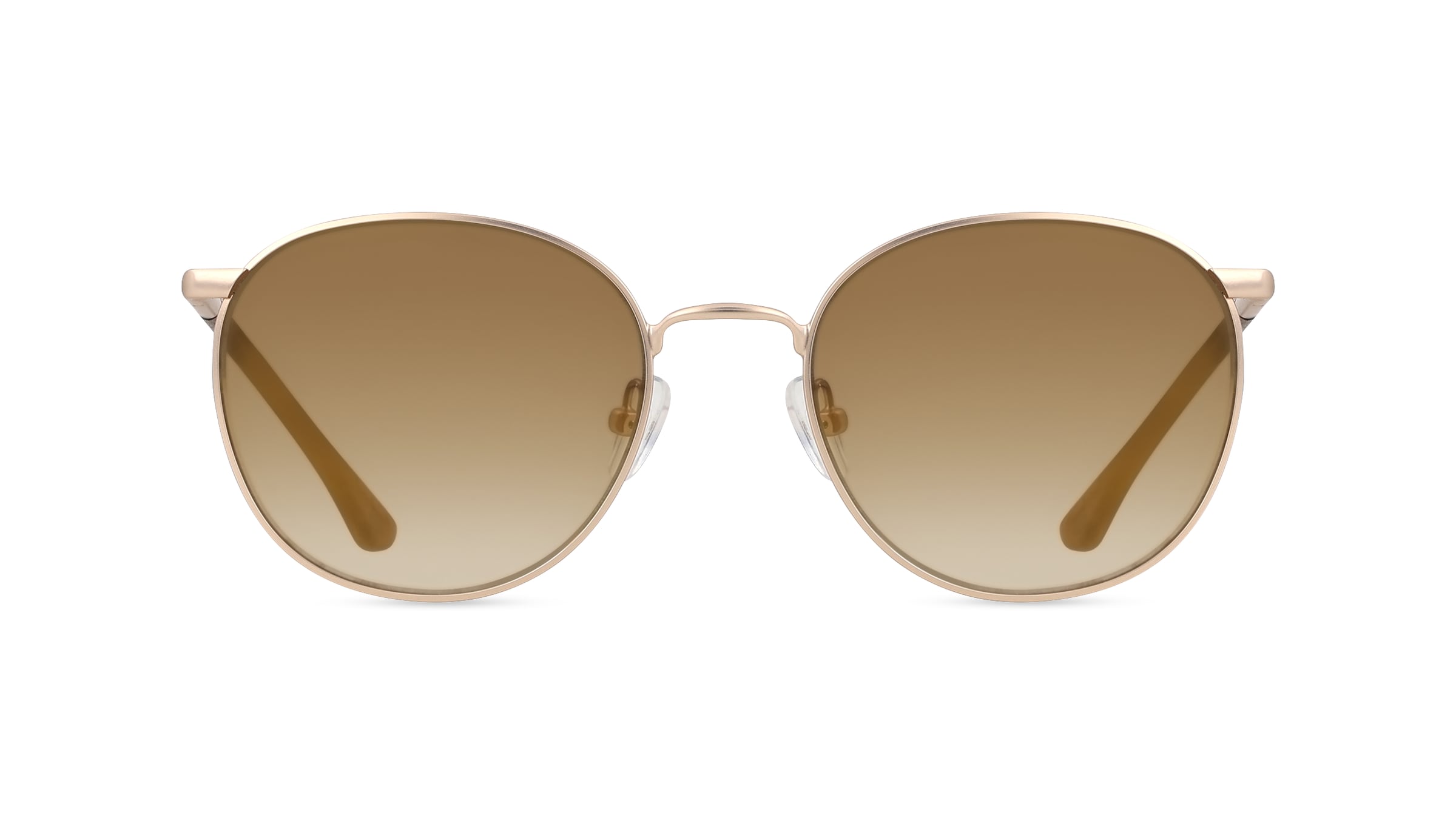 Woodfellas 11723 HUB Herren-Sonnenbrille Vollrand Rund Edelstahl-Gestell, gold