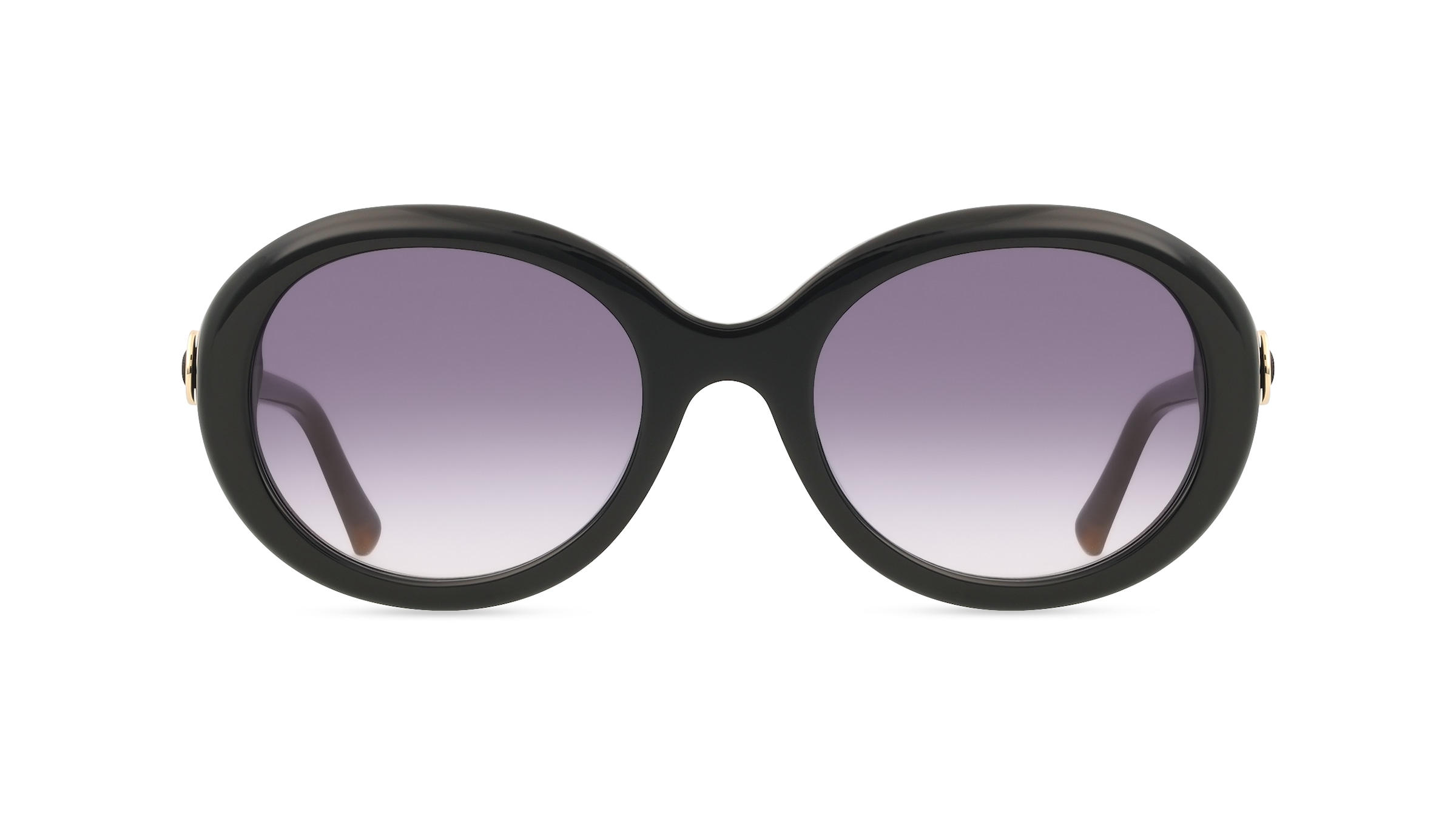 Sandro SA6072 Damen-Sonnenbrille Vollrand Rund Acetat-Gestell, schwarz