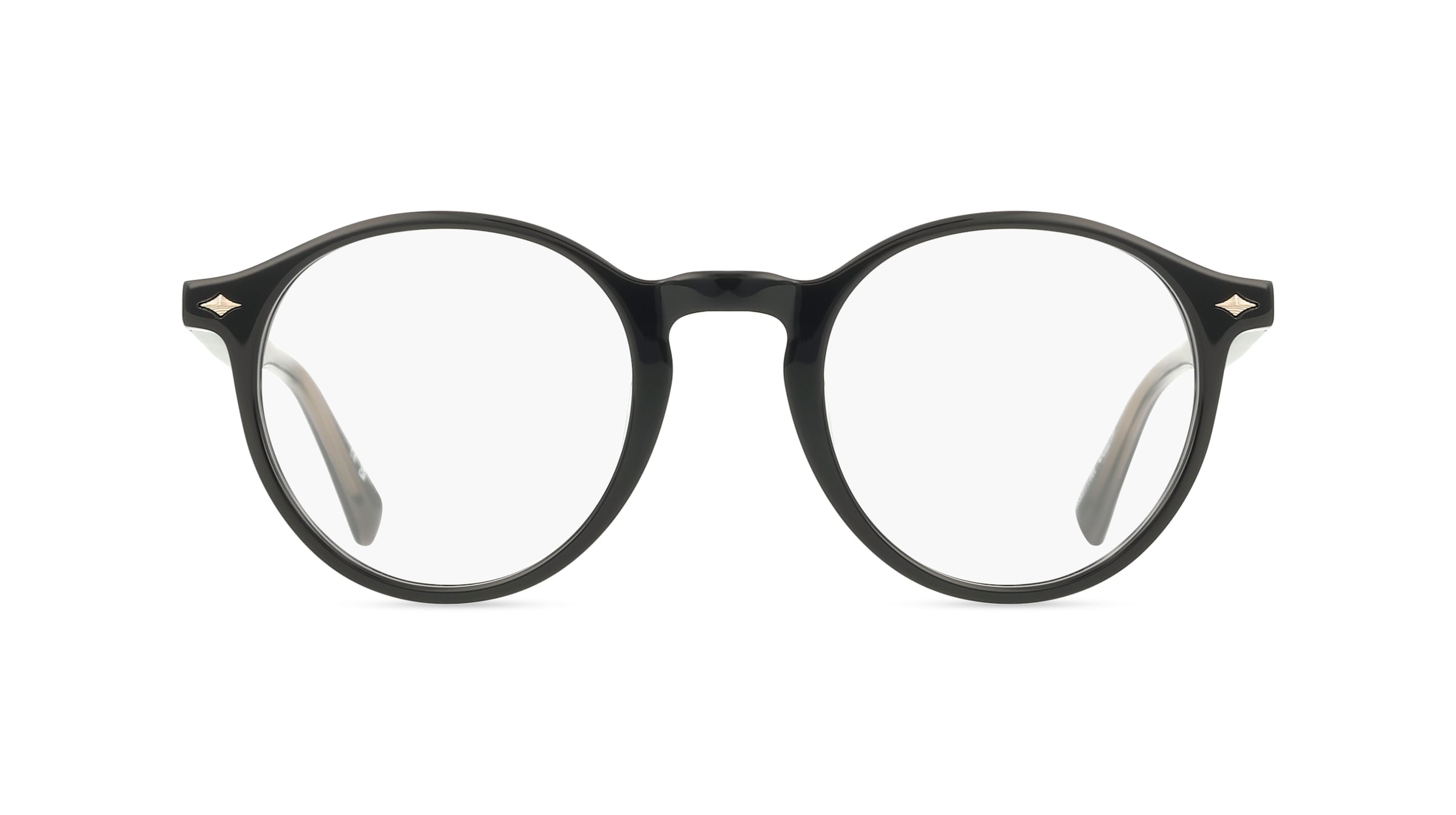 Scotch & Soda 3039 Damen-Brille inkl. Gläser Vollrand Rund Acetat-Gestell 47mm/22mm/140mm, Schwarz