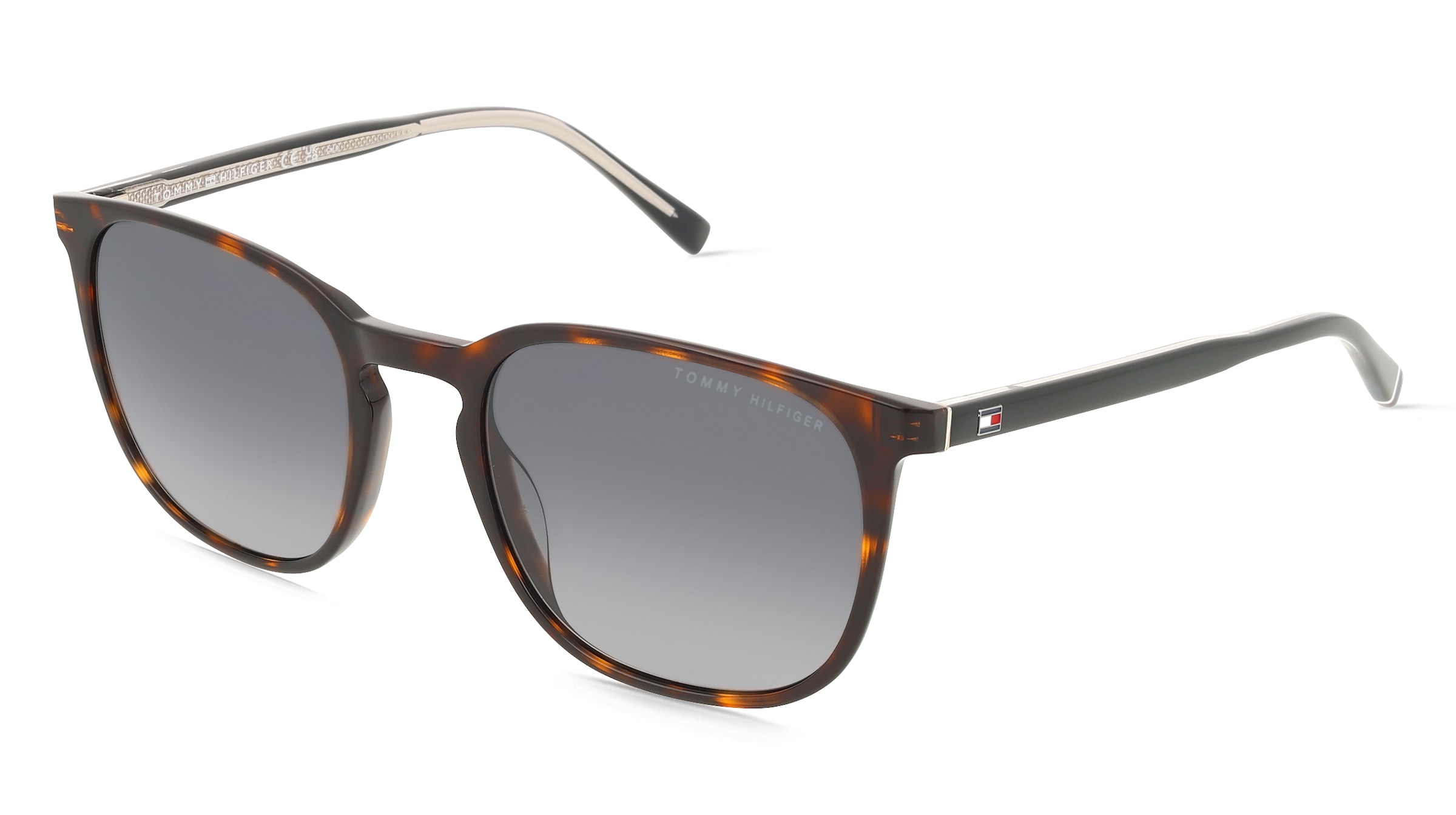 Tommy Hilfiger TH 2266/S Herren-Sonnenbrille Vollrand Quadratisch Acetat-Gestell, Havanna