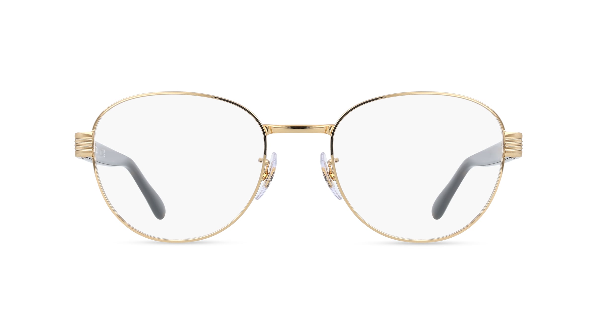 Ray-Ban 0RX6543 Unisex-Brille inkl. Gläser Vollrand Quadratisch Metall-Gestell 54/20/145, Gold