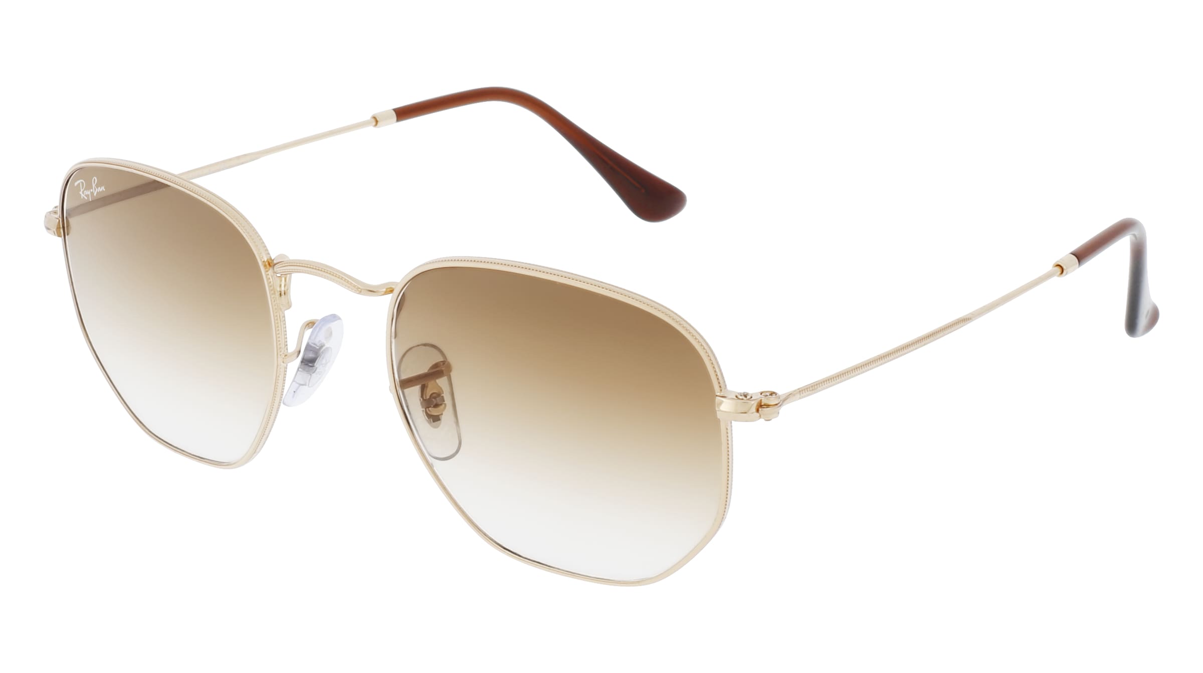 Ray-Ban RB3548 Unisex-Sonnenbrille Vollrand Quadratisch Metall-Gestell, Gold