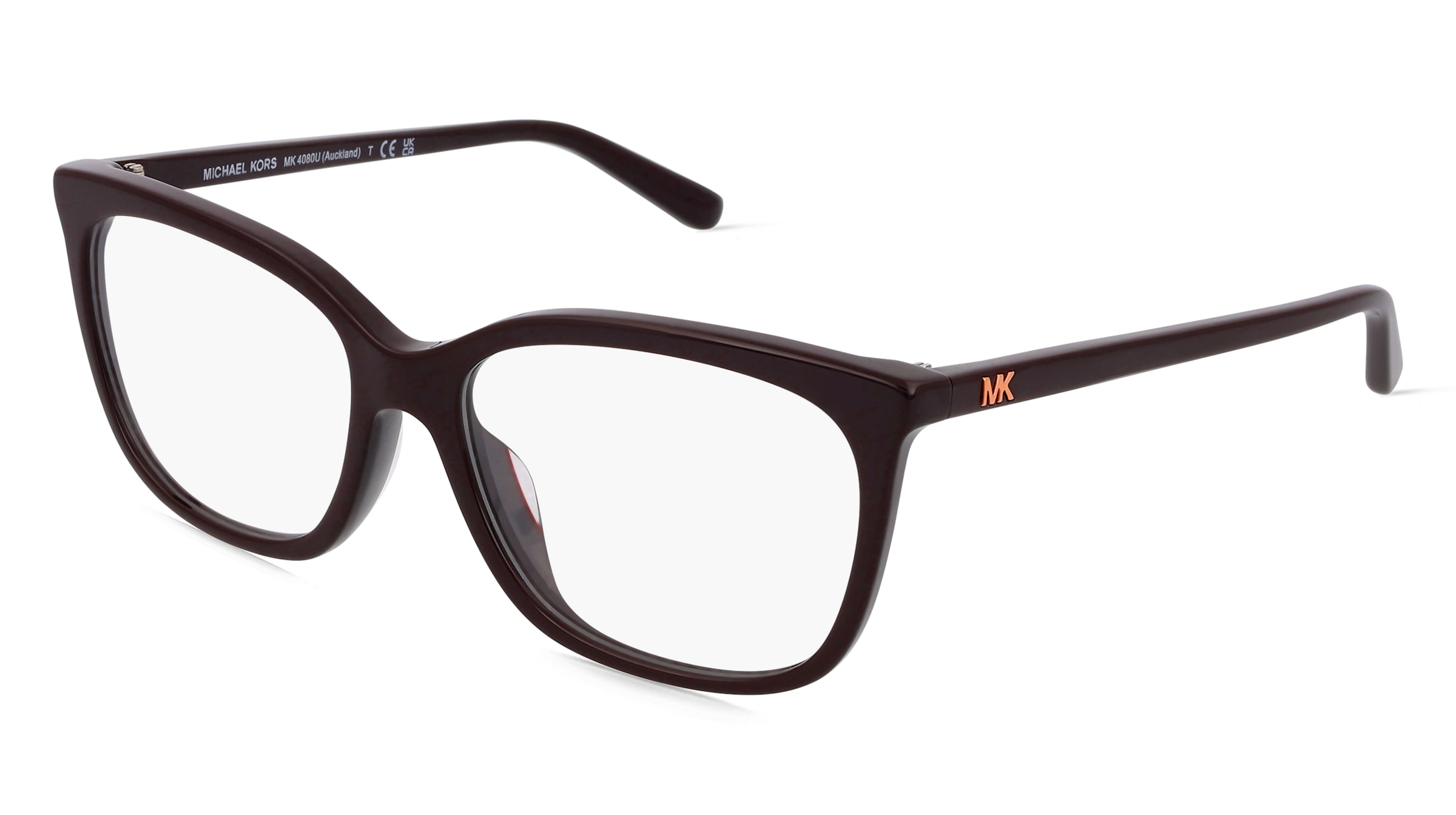 Michael Kors MK4080U Damen-Brille inkl. Gläser Vollrand Quadratisch Acetat-Gestell 52/16/140, Schwarz