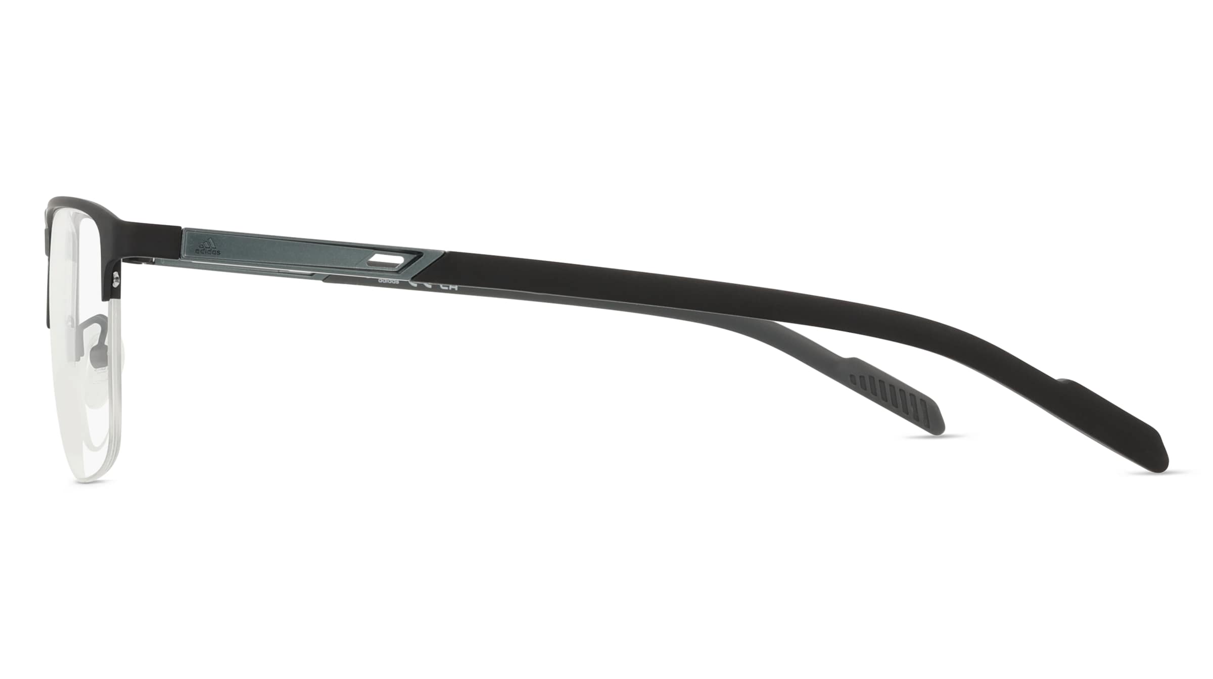 Thumbnail - Adidas SP5048 Unisex-Brille inkl. Gläser Halbrand Quadratisch Metall-Gestell 57/15/145, schwarz