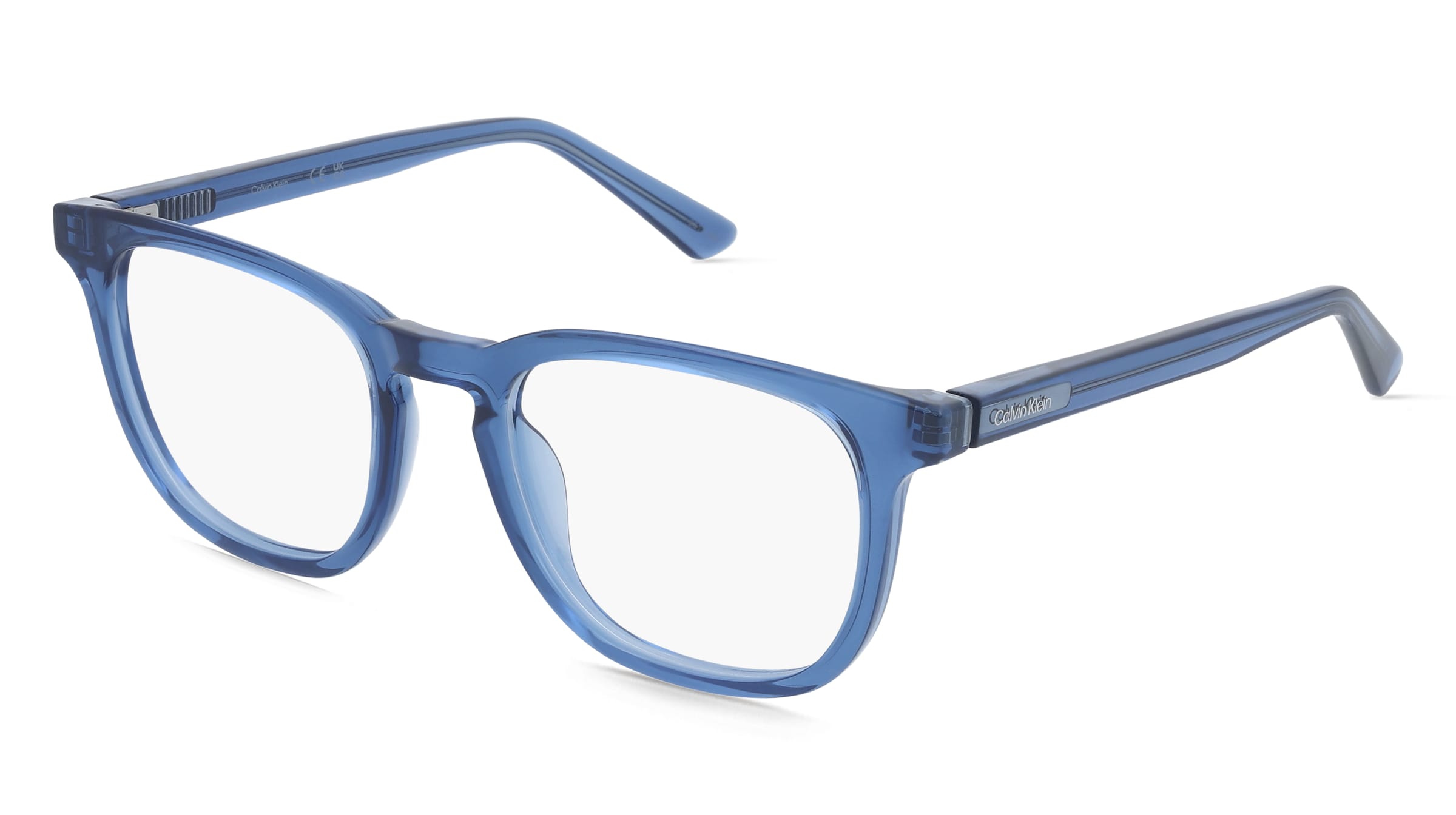 Calvin Klein CK26519 Herren-Brille inkl. Gläser Vollrand Eckig Kunststoff-Gestell 51/20/145, Blau