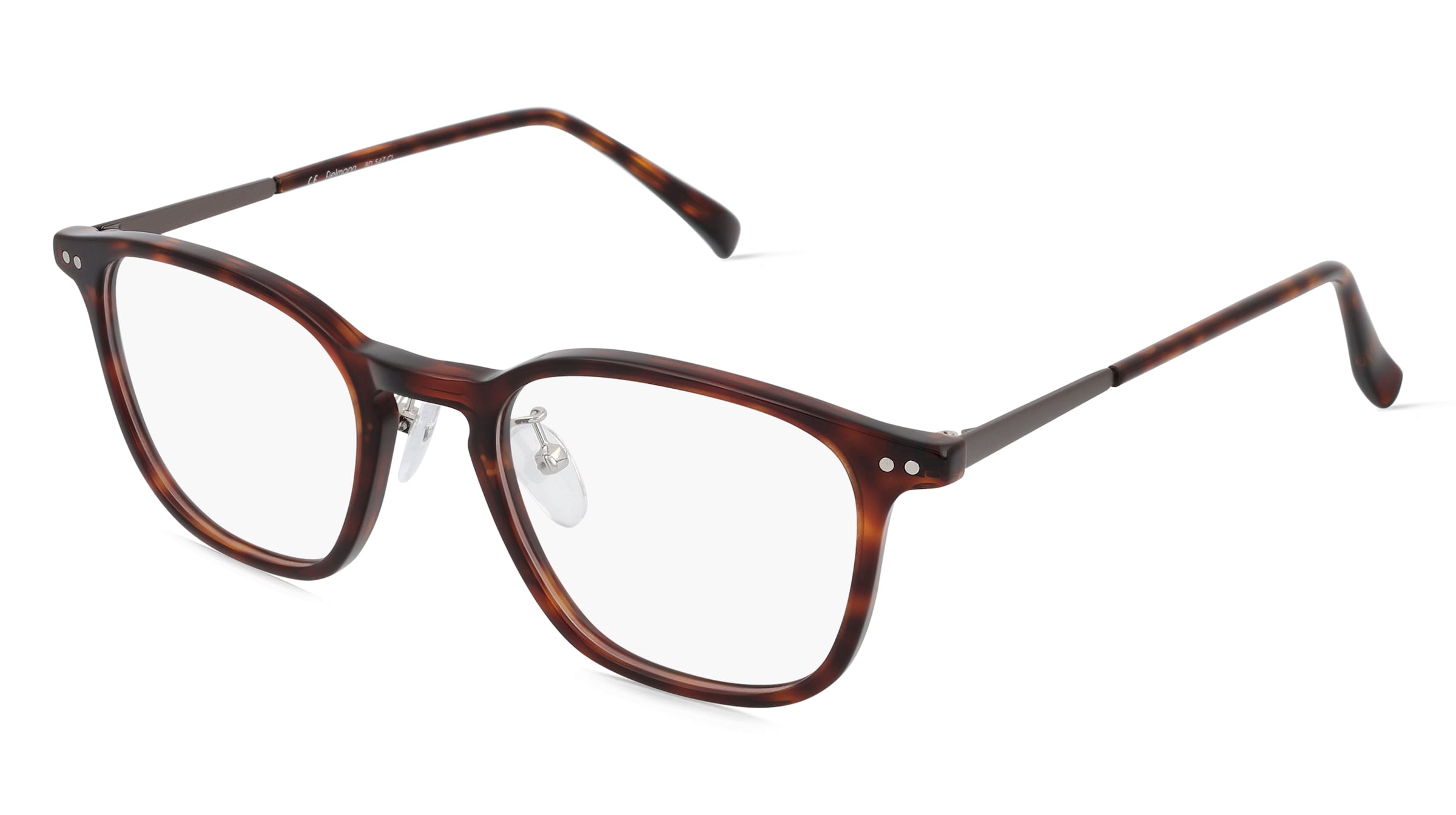 Fielmann BD 547 CL Herren-Brille inkl. Gläser Vollrand Panto Acetat-Gestell 50/21/145, Havanna