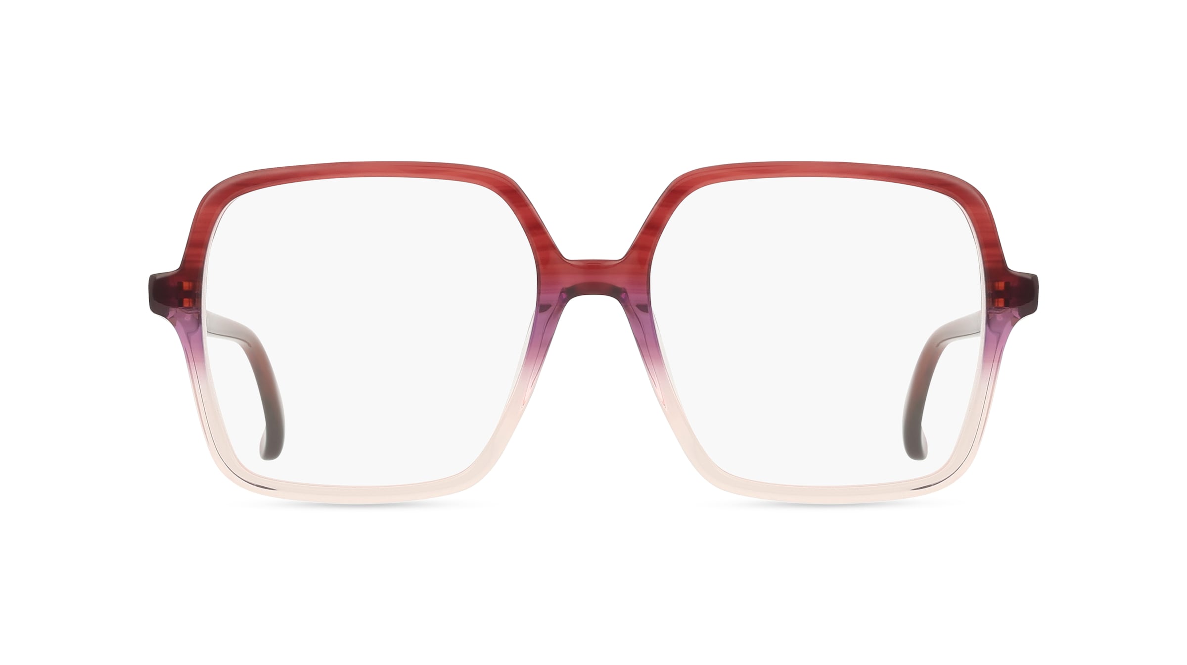 Fielmann ABC 084 FA BLANCA Damen-Brille inkl. Gläser Vollrand Mehreckig Acetat-Gestell 53mm/16mm/140mm, rot