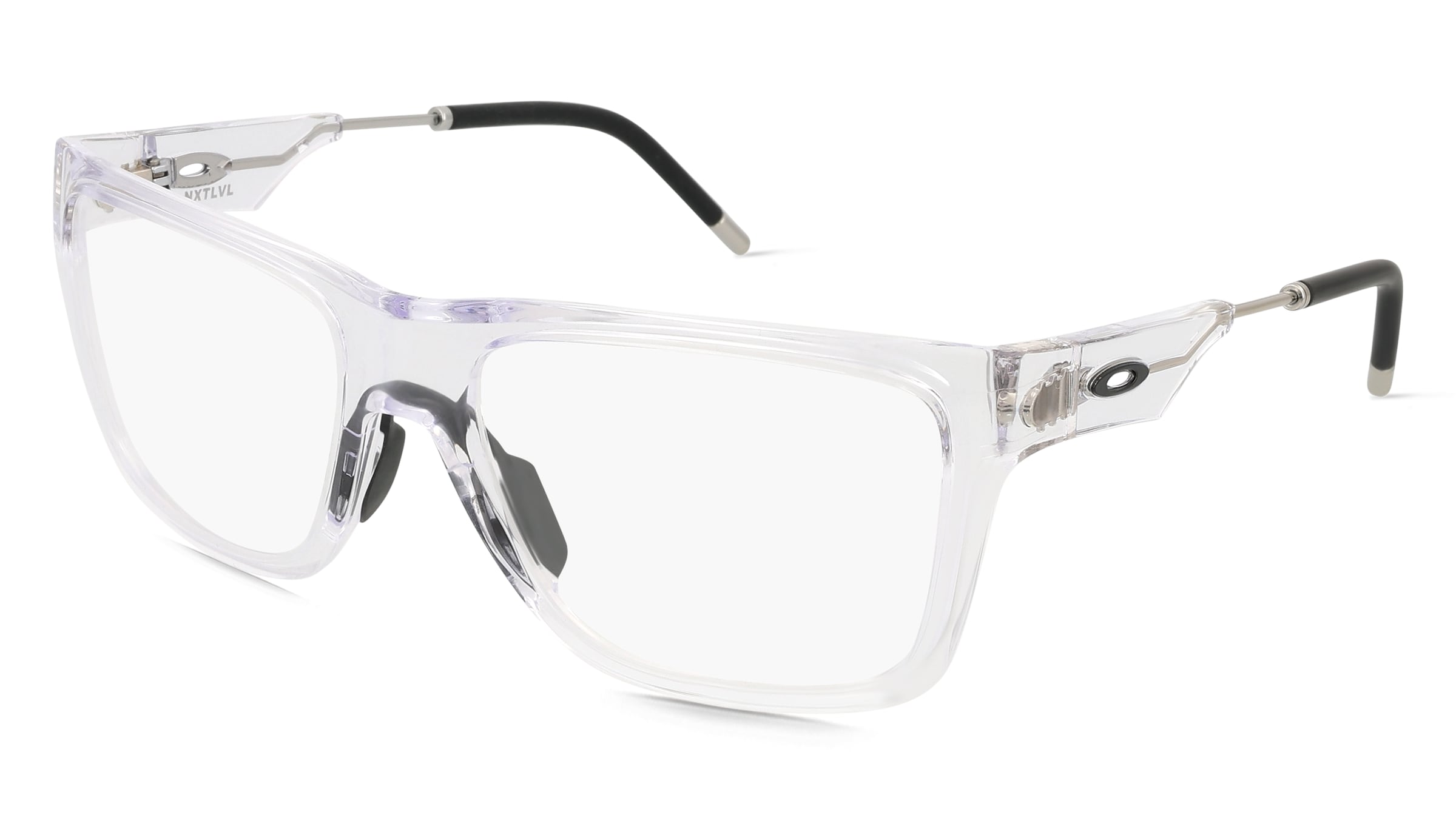 Oakley OX8028 Herren-Brille inkl. Gläser Vollrand Quadratisch Kunststoff-Gestell 58/17/123, Transparent