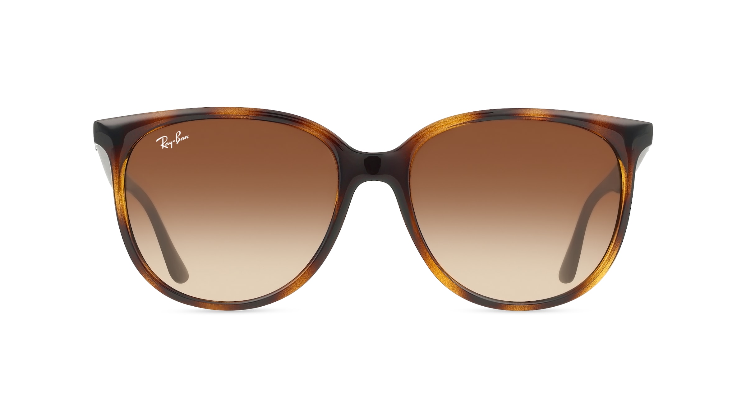 Ray-Ban RB 4378 Damen-Sonnenbrille Vollrand Eckig Kunststoff-Gestell, braun