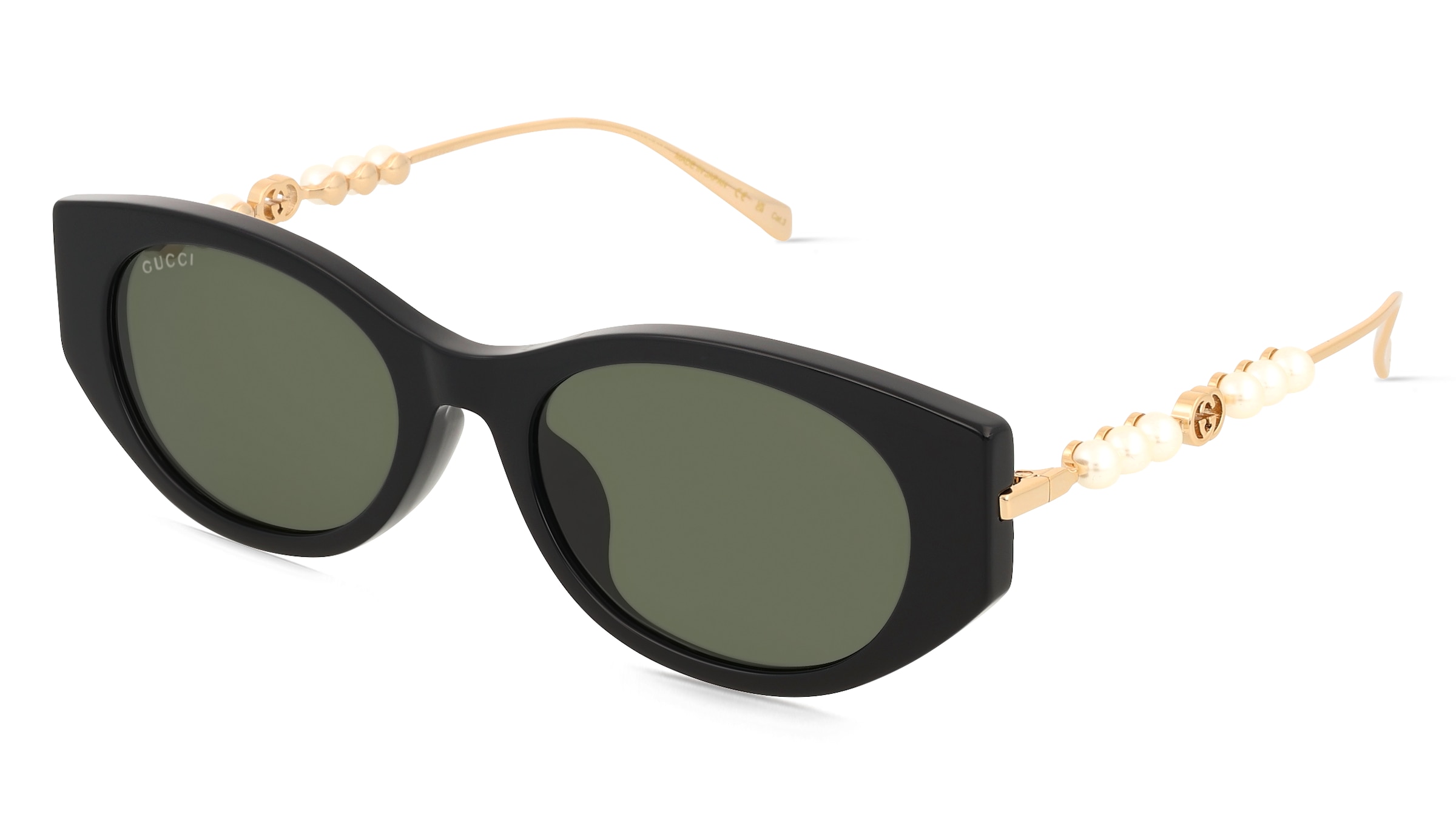 Gucci GG1970SA Damen-Sonnenbrille Vollrand Cat Eye Acetat-Gestell, Schwarz