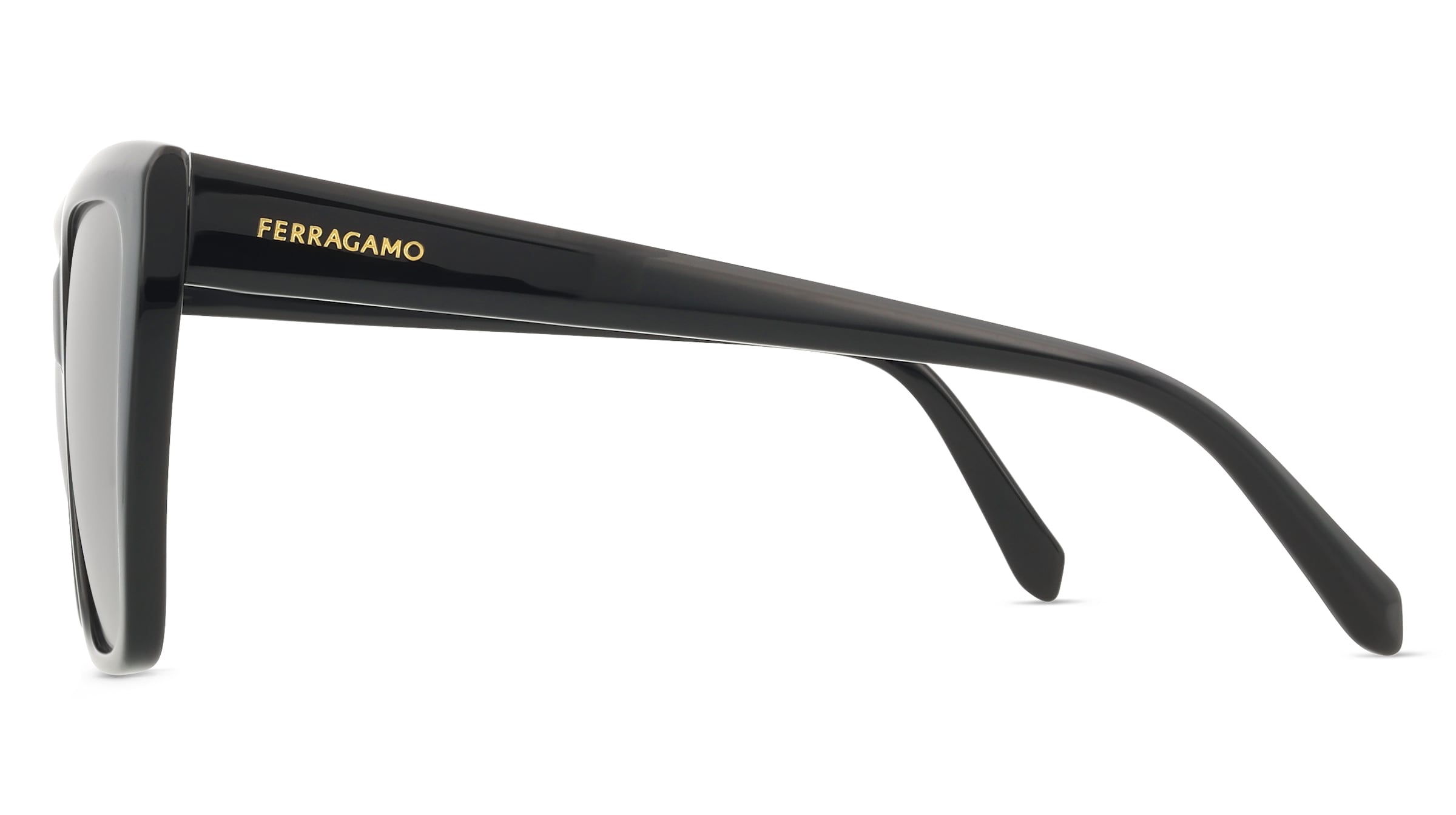 Thumbnail - Ferragamo SF1102S Damen-Sonnenbrille Vollrand Eckig Acetat-Gestell, schwarz