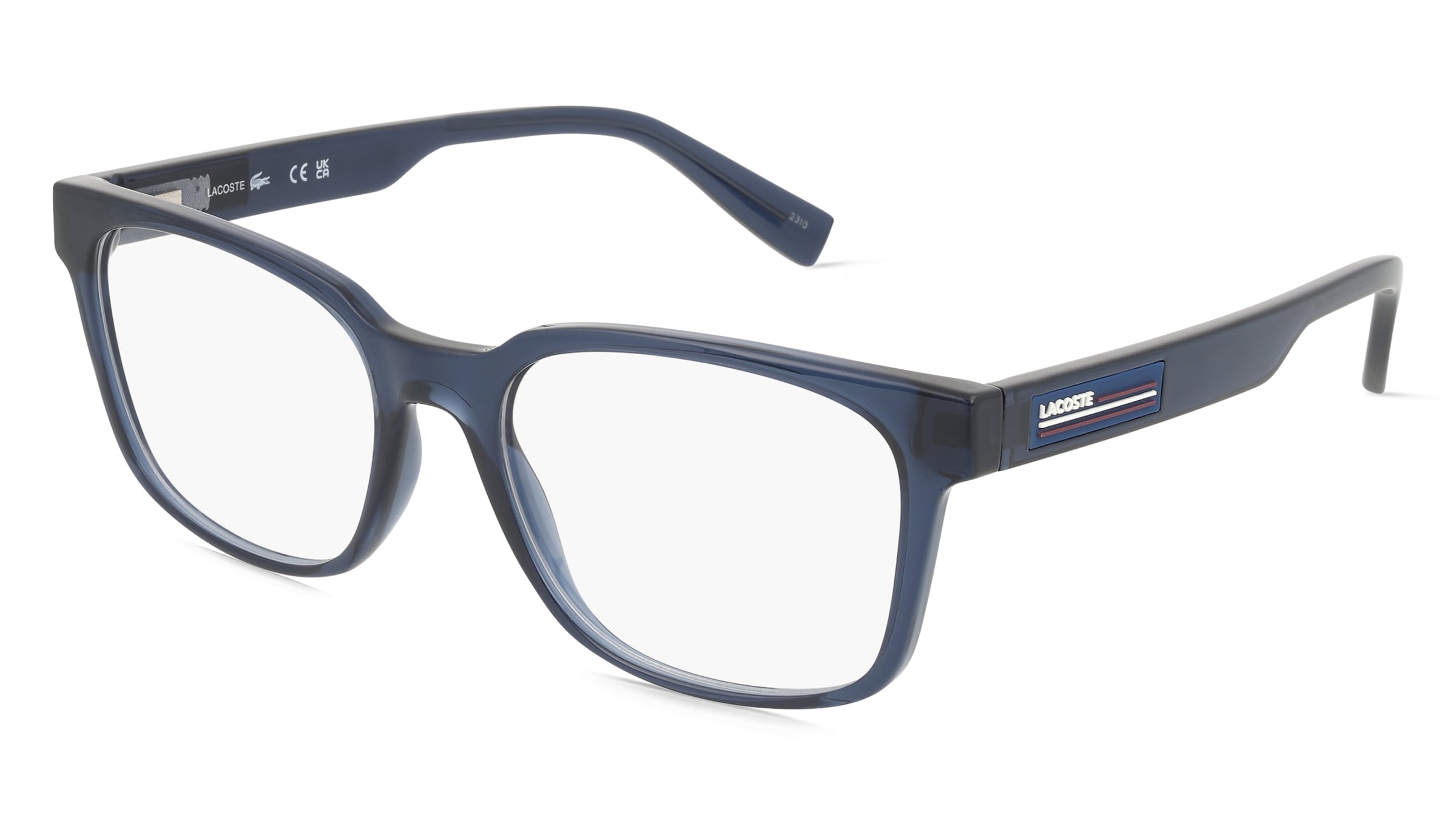 Lacoste L2947 Unisex-Brille inkl. Gläser Vollrand Quadratisch Propionat-Gestell 54/18/145, Blau