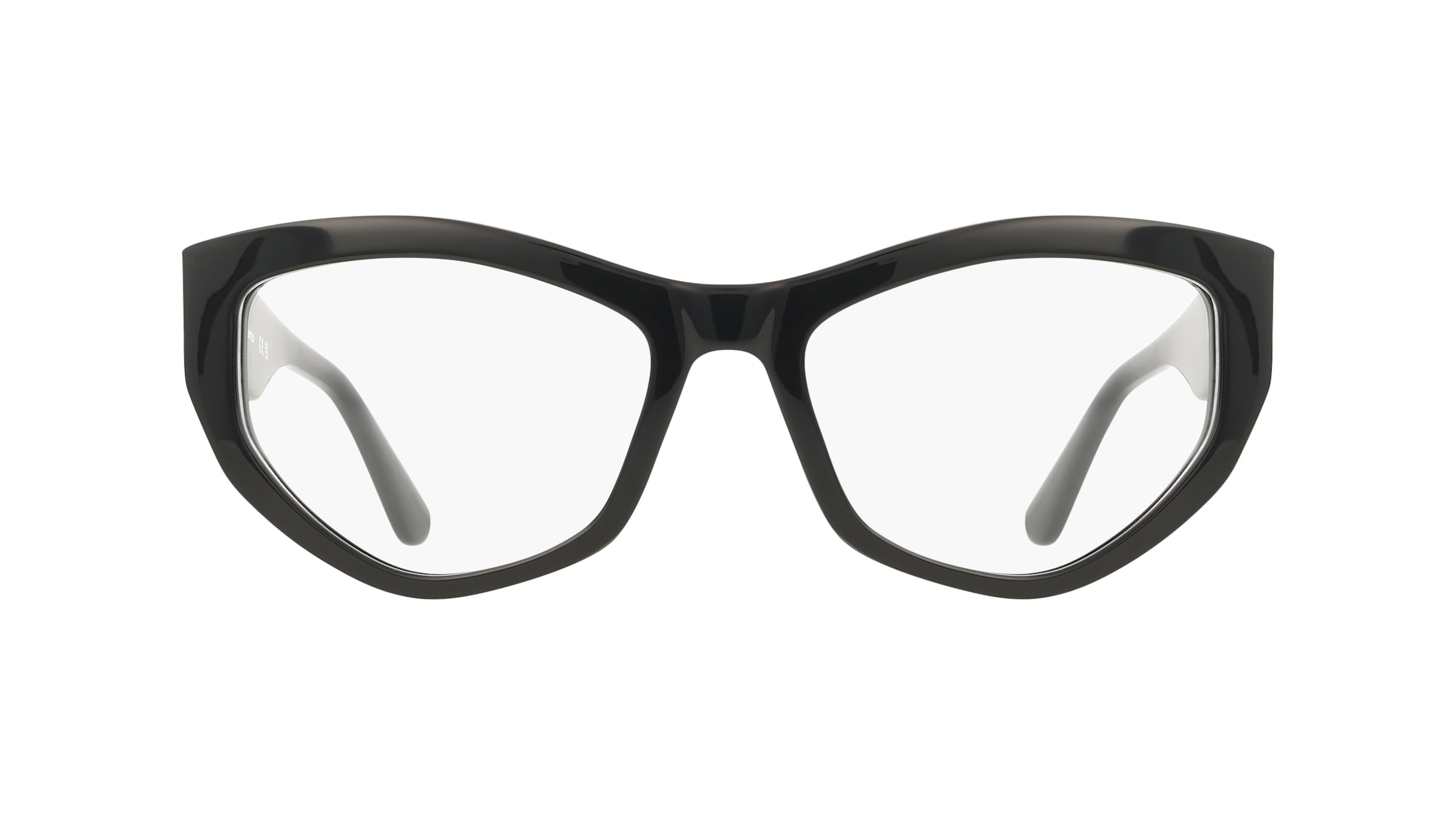 Karl Lagerfeld KL6211 Damen-Brille inkl. Gläser Vollrand Cat Eye Acetat-Gestell 55/17/140, Schwarz