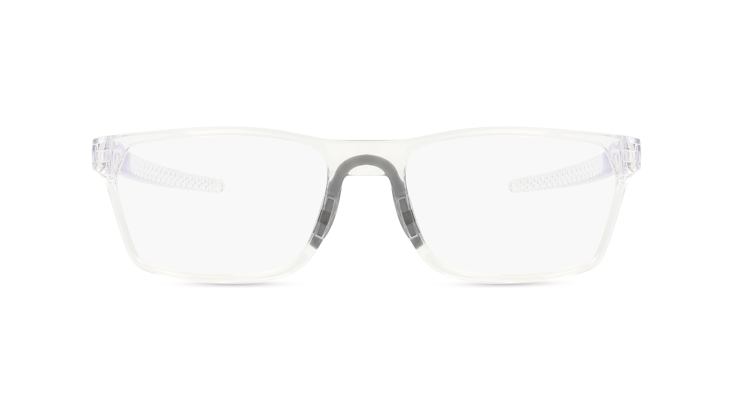 Oakley 0OX8032 HEX JECTOR Herren-Brille inkl. Gläser Vollrand Eckig Kunststoff-Gestell 57mm/17mm/141mm, transparent