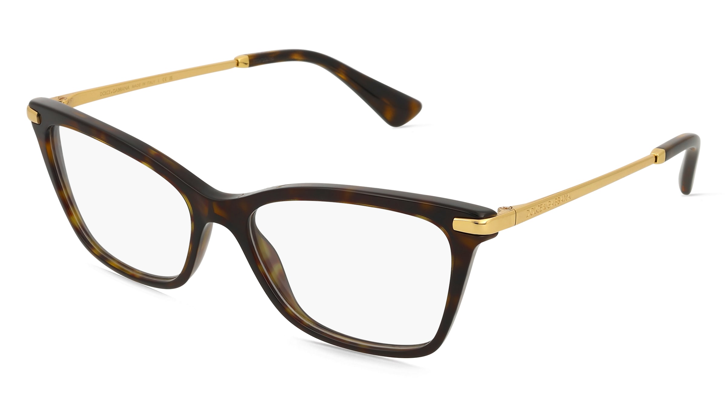 Dolce&amp;Gabbana 0DG3393 Damen-Brille inkl. Gläser Vollrand Panto Acetat-Gestell 54/16/145, Havanna