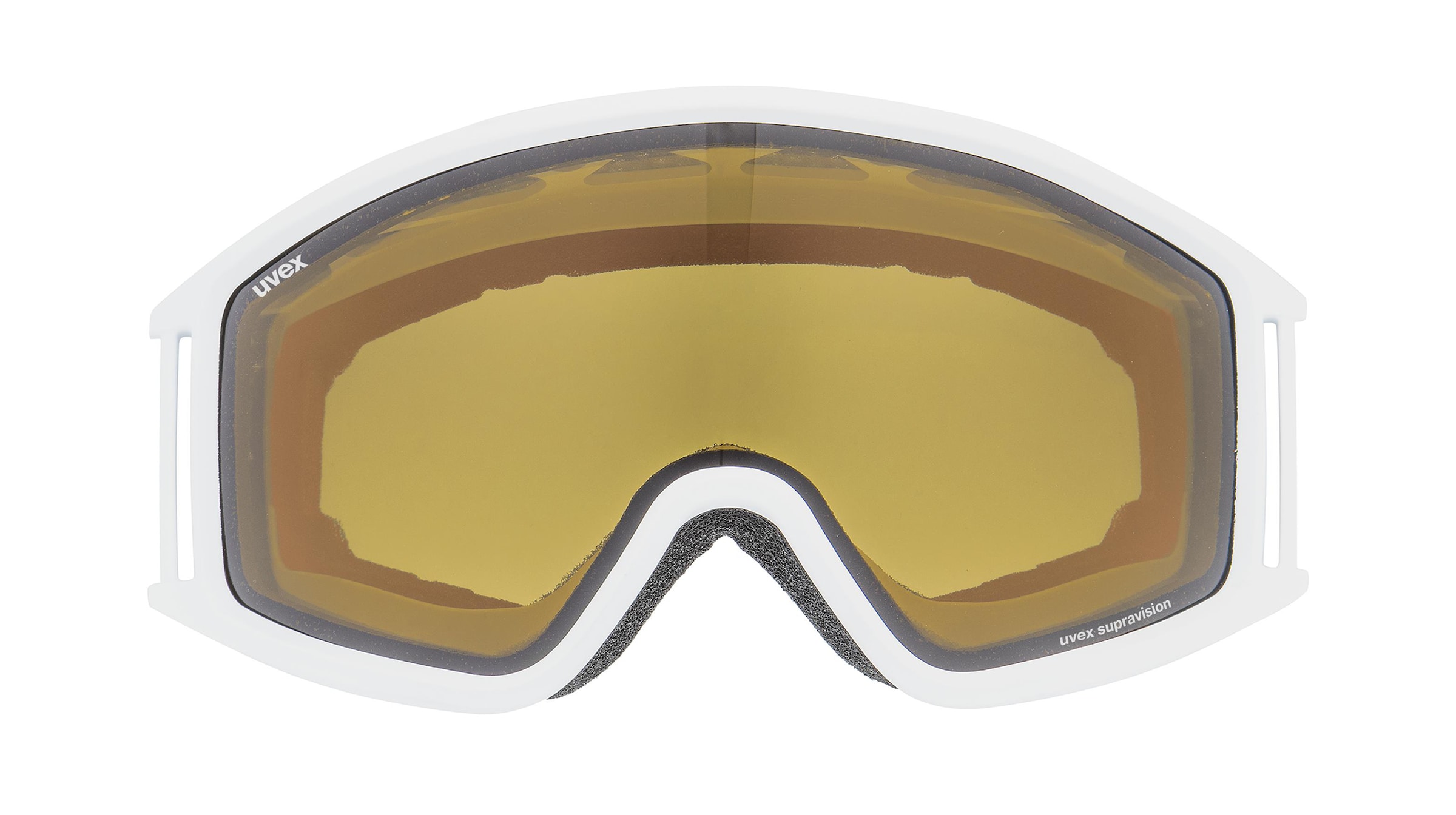 Uvex G GL 3000 LGL OTG  Unisex-Skibrille Vollrand Monoscheibe Kunststoff-Gestell, weiß