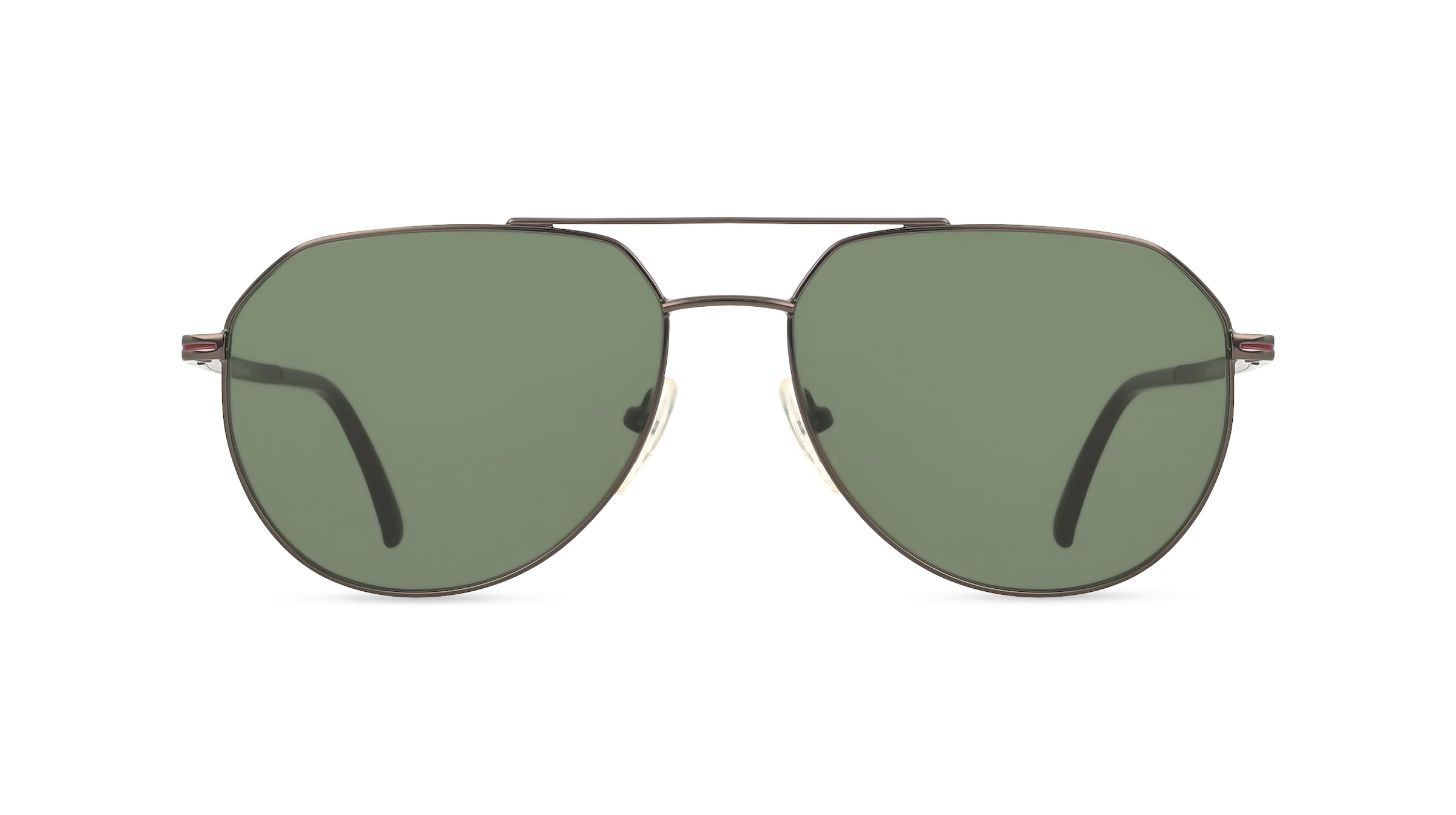 Fielmann MC 570 SUN CL DOMINIC Herren-Sonnenbrille Vollrand Pilot Edelstahl-Gestell, grau