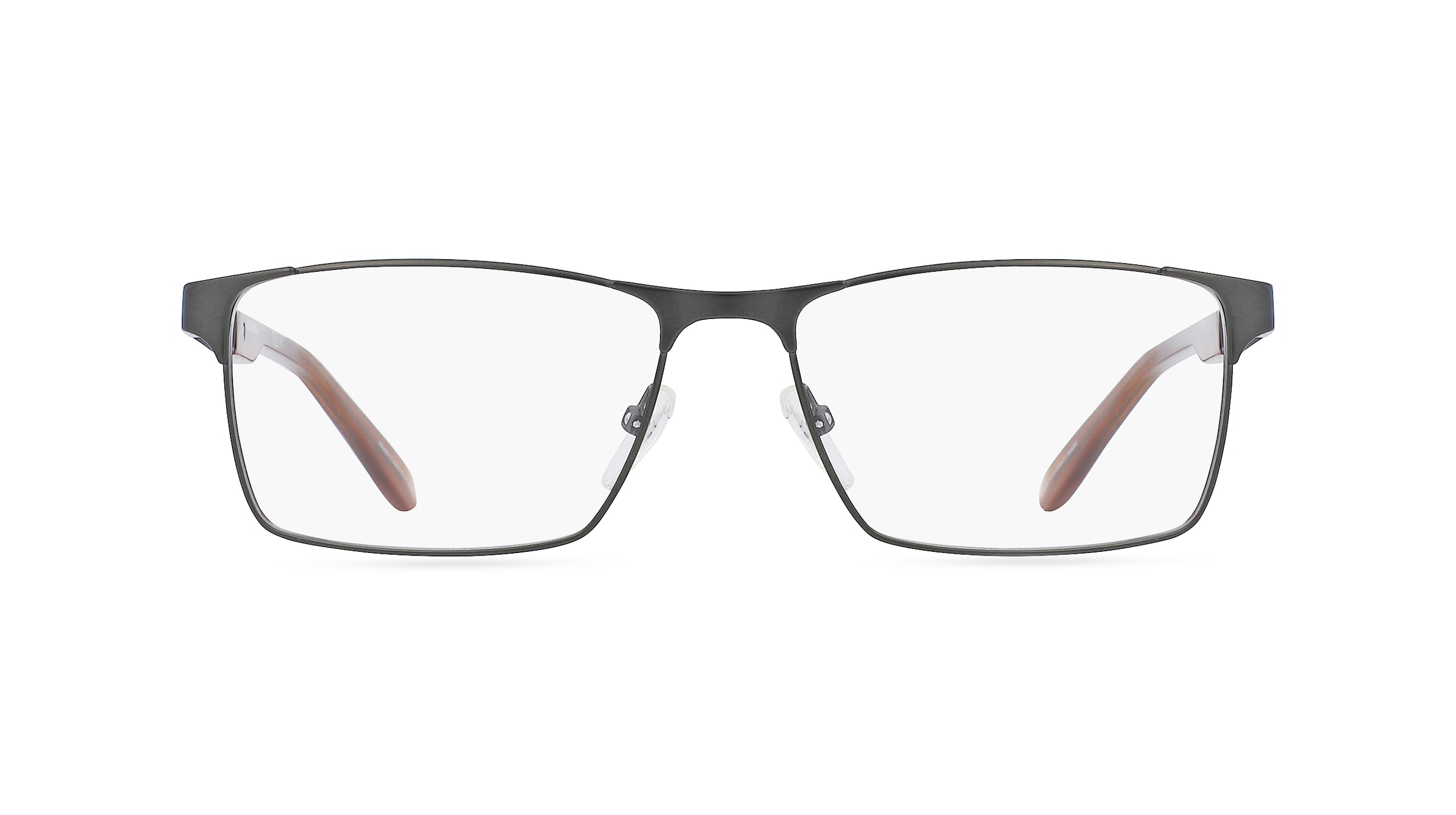 Carrera CA 8822 Herren-Brille inkl. Gläser Vollrand Eckig Edelstahl-Gestell 56mm/17mm/140mm, grau