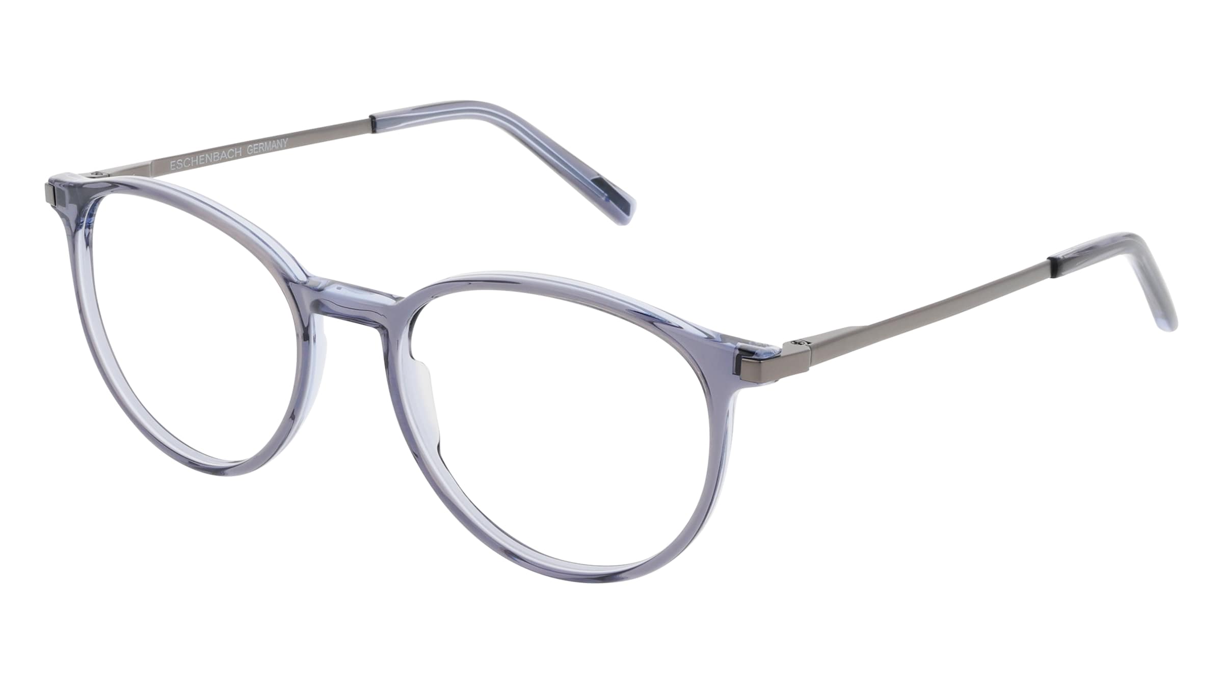 FREIGEIST 863053 Herren-Brille inkl. Gläser Vollrand Panto Acetat-Gestell 54/19/150, Grau