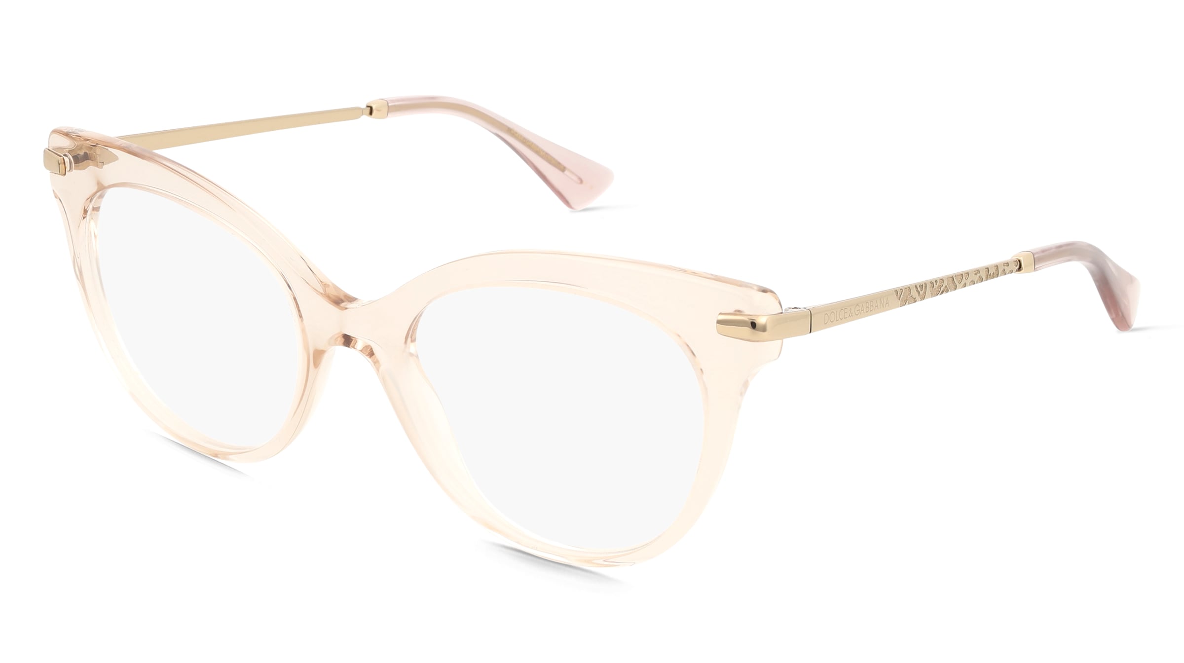 Dolce&amp;Gabbana 0DG3392 Damen-Brille inkl. Gläser Vollrand Butterfly Acetat-Gestell 52/20/145, Beige