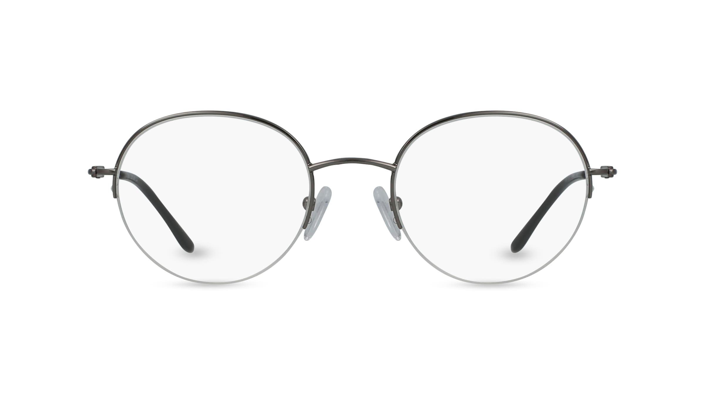 Fielmann BD 469 CL Unisex-Brille inkl. Gläser Nylor Panto Edelstahl-Gestell 48mm/20mm/140mm, grau