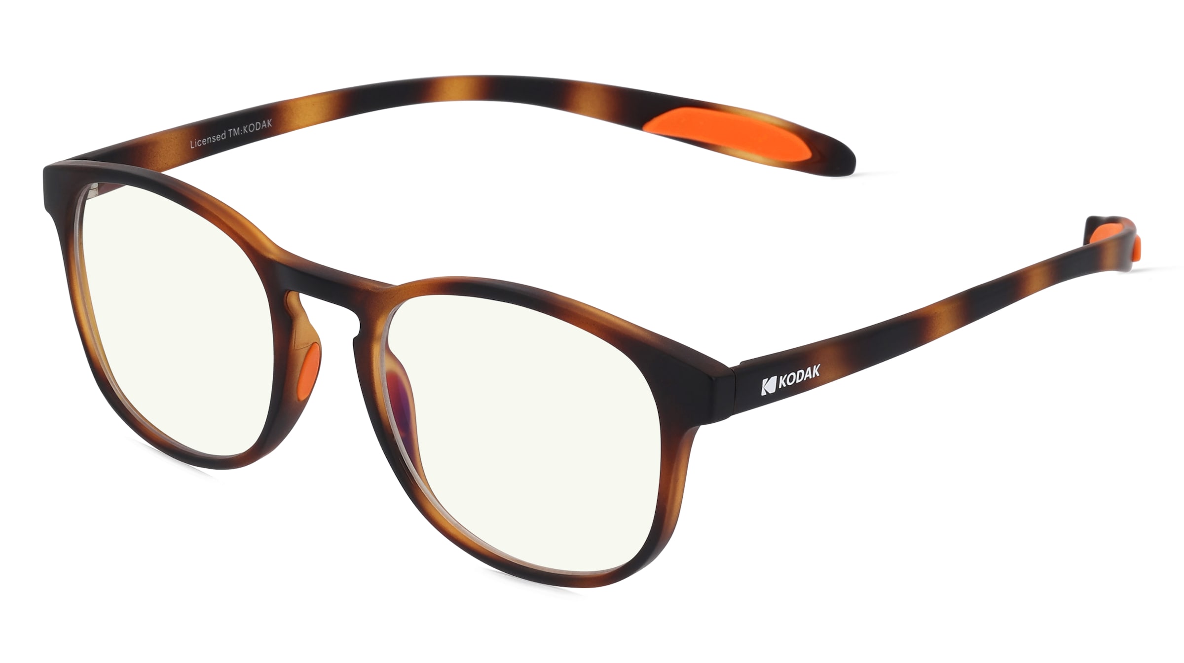 KODAK CF10002 Unisex-Fertiglesebrille Vollrand Panto TR90-Gestell, Havanna