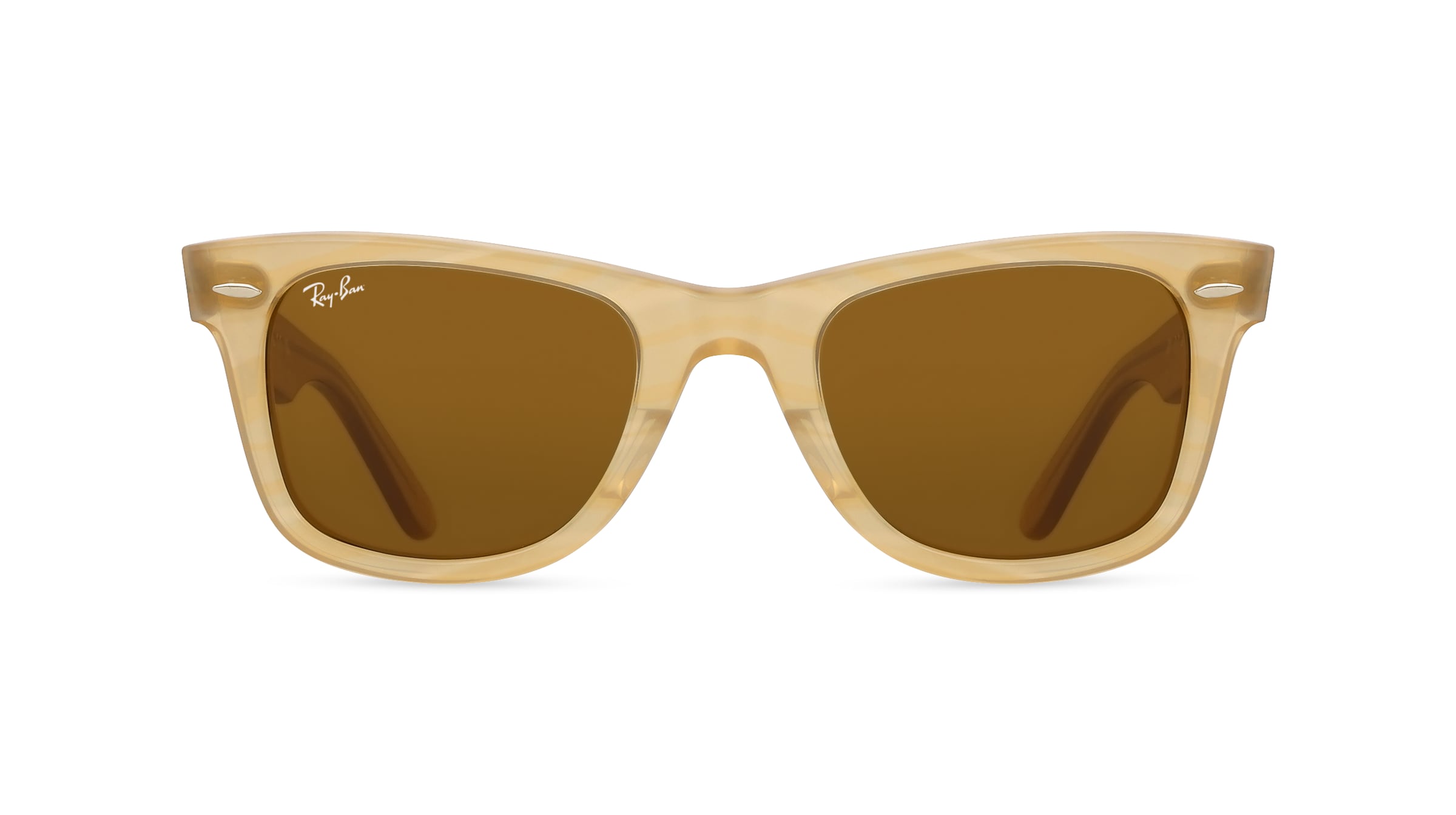 Ray-Ban 0RB2140 WAYFARER Unisex-Sonnenbrille Vollrand Eckig Acetat-Gestell, gelb