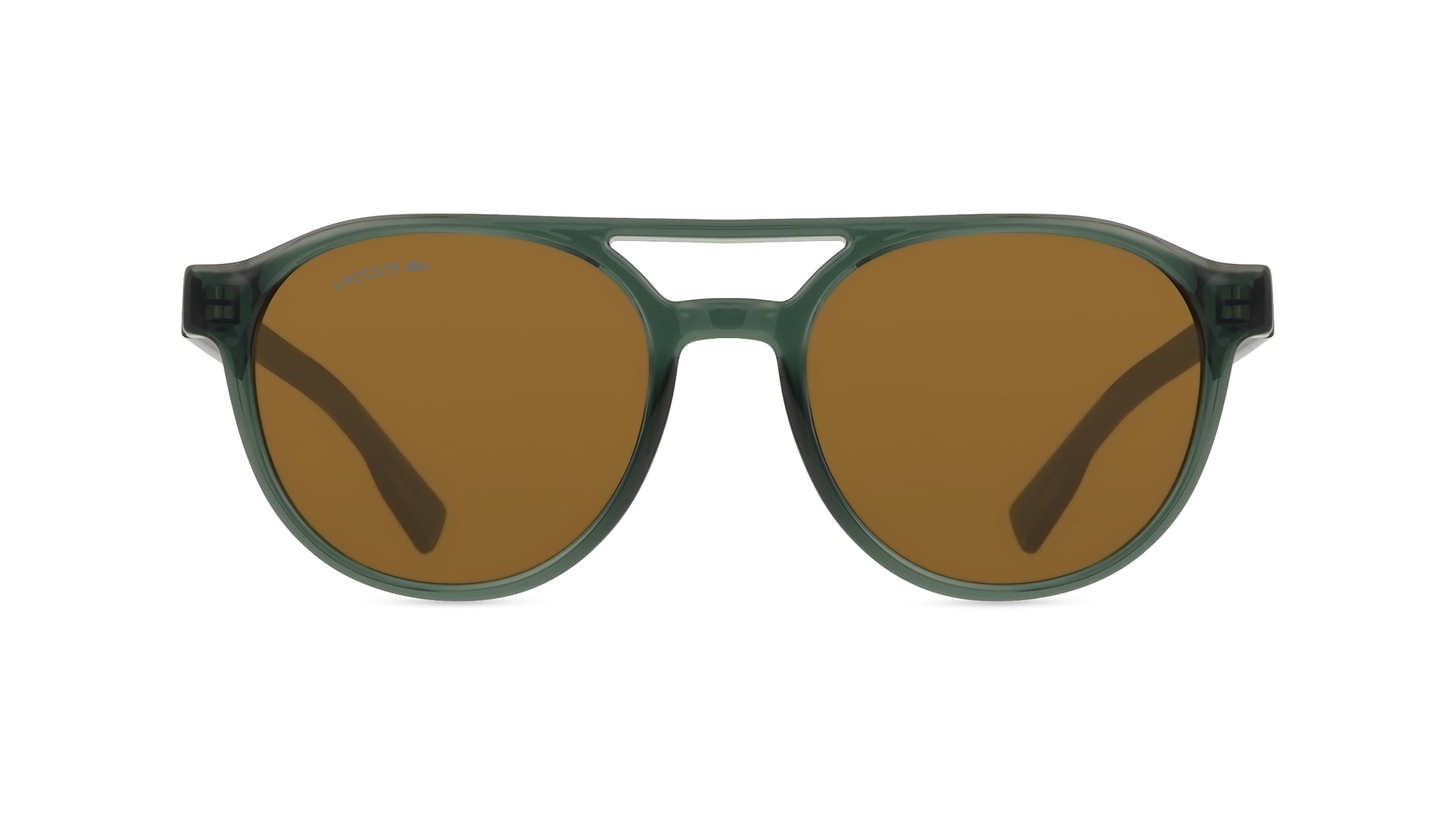 Lacoste L6008S Unisex-Sonnenbrille Vollrand Pilot Kunststoff-Gestell, grau