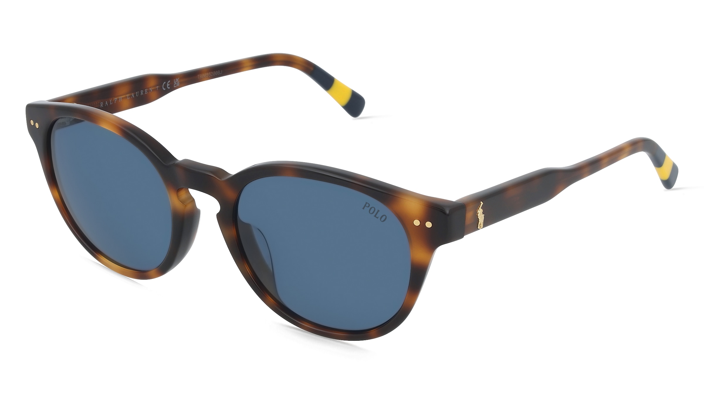 Polo Ralph Lauren PH4241U Herren-Sonnenbrille Vollrand Rund Acetat-Gestell, Rot