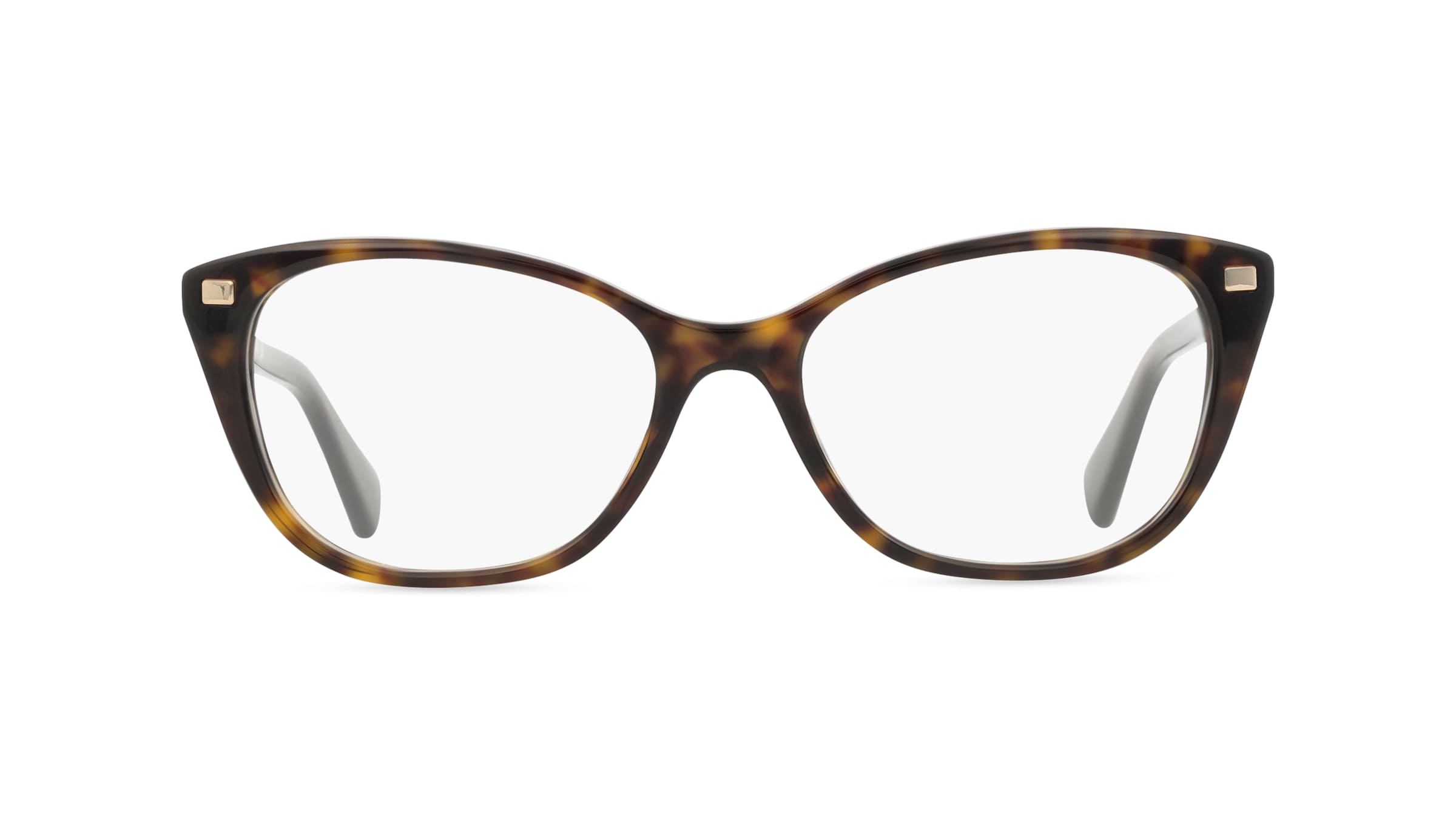 Ralph RA7146 Damen-Brille inkl. Gläser Vollrand Cateye Acetat-Gestell 53mm/17mm/145mm, braun