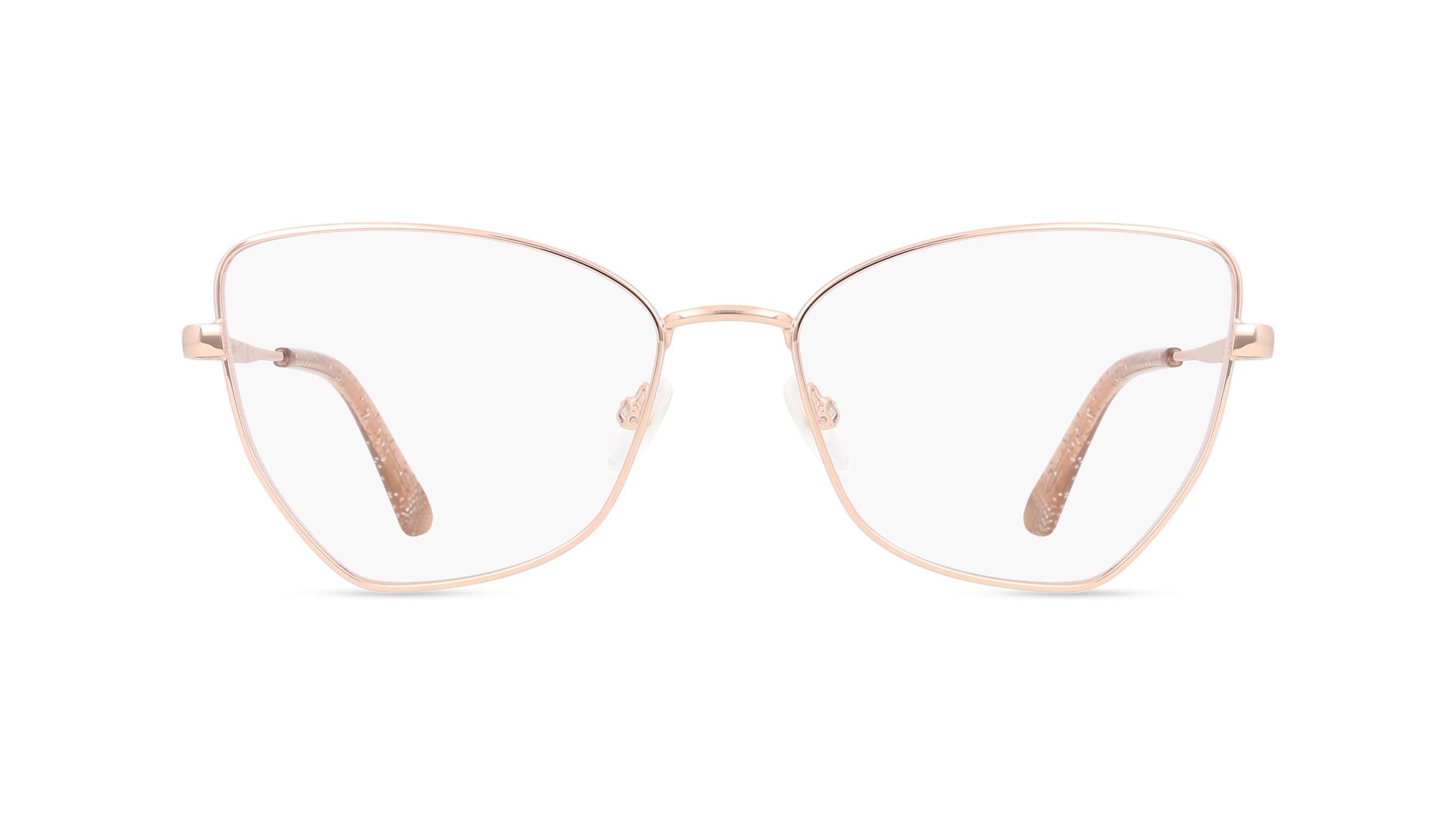 Chiara Ferragni CF 7037 Damen-Brille inkl. Gläser Vollrand Achteckig Metall-Gestell 56mm/16mm/140mm, gold