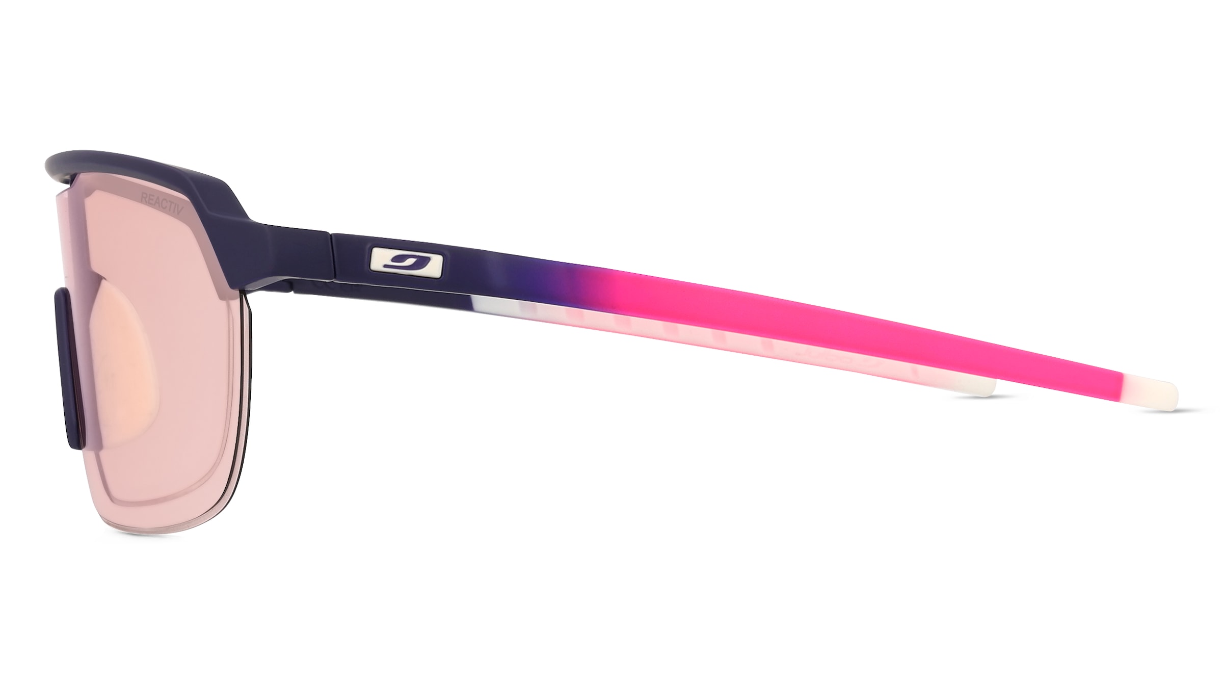 Thumbnail - Julbo FREQUENCY Unisex-Sonnenbrille Vollrand Monoscheibe Kunststoff-Gestell, lila