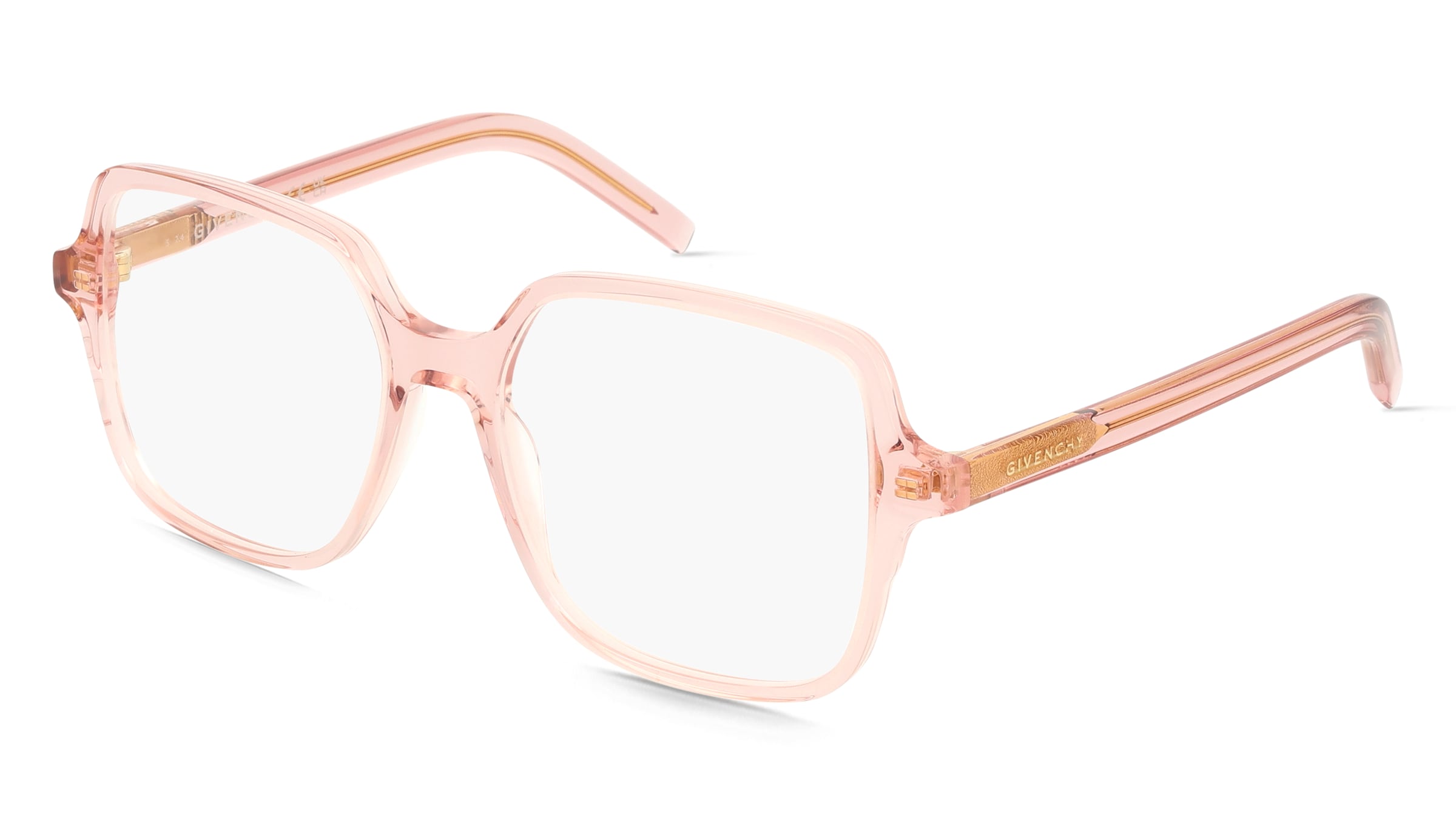 Givenchy GV50044I GV DAY Damen-Brille inkl. Gläser Vollrand Quadratisch Acetat-Gestell 53/16/140, Pink