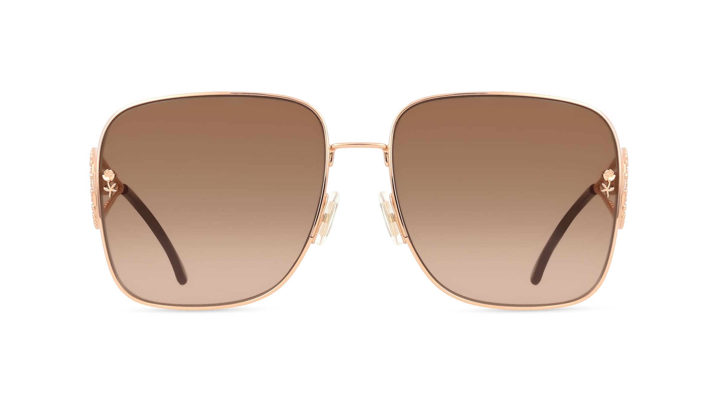 Etro 0070/S Damen-Sonnenbrille Vollrand Quadratisch Metall-Gestell, gold