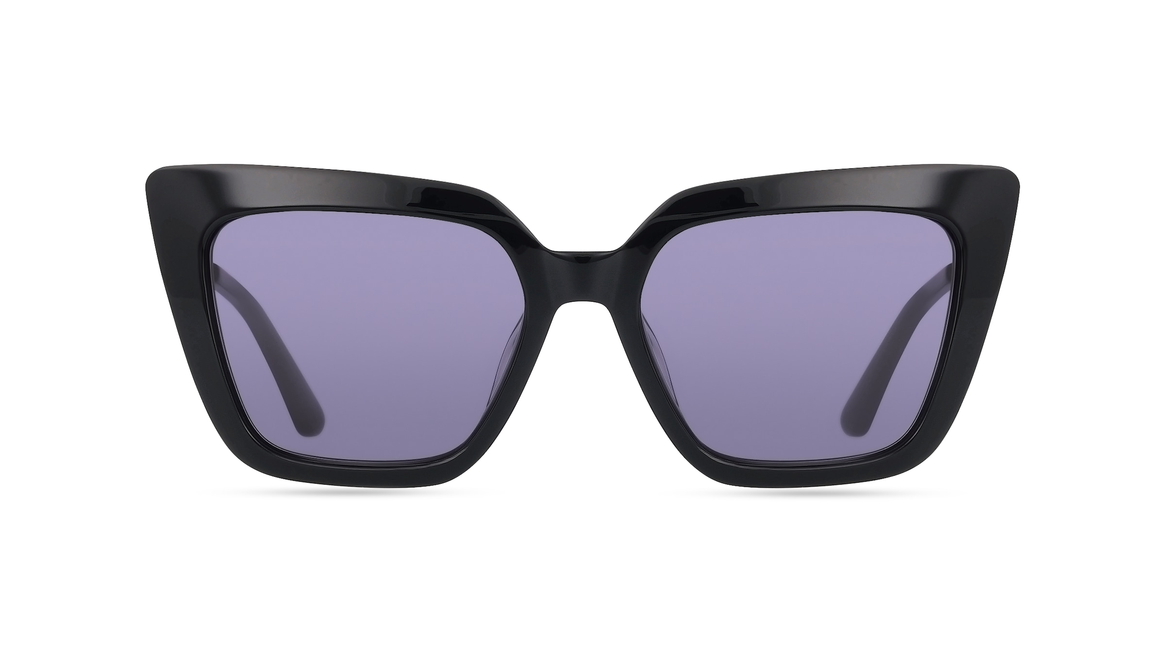 Calvin Klein CK22516S Damen-Sonnenbrille Vollrand Butterfly Kunststoff-Gestell, schwarz